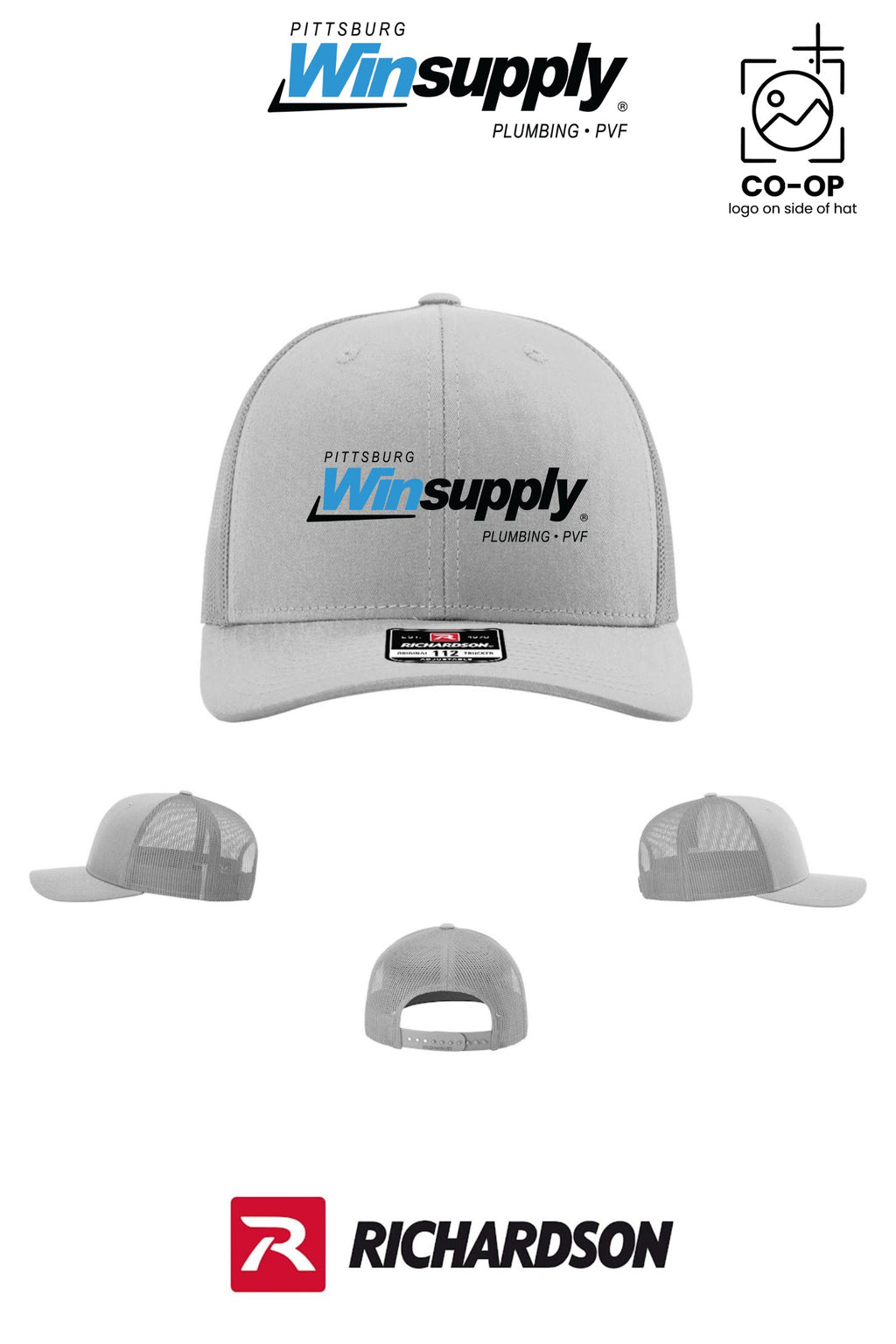 Richardson 112 Trucker Cap - Pittsburg Winsupply