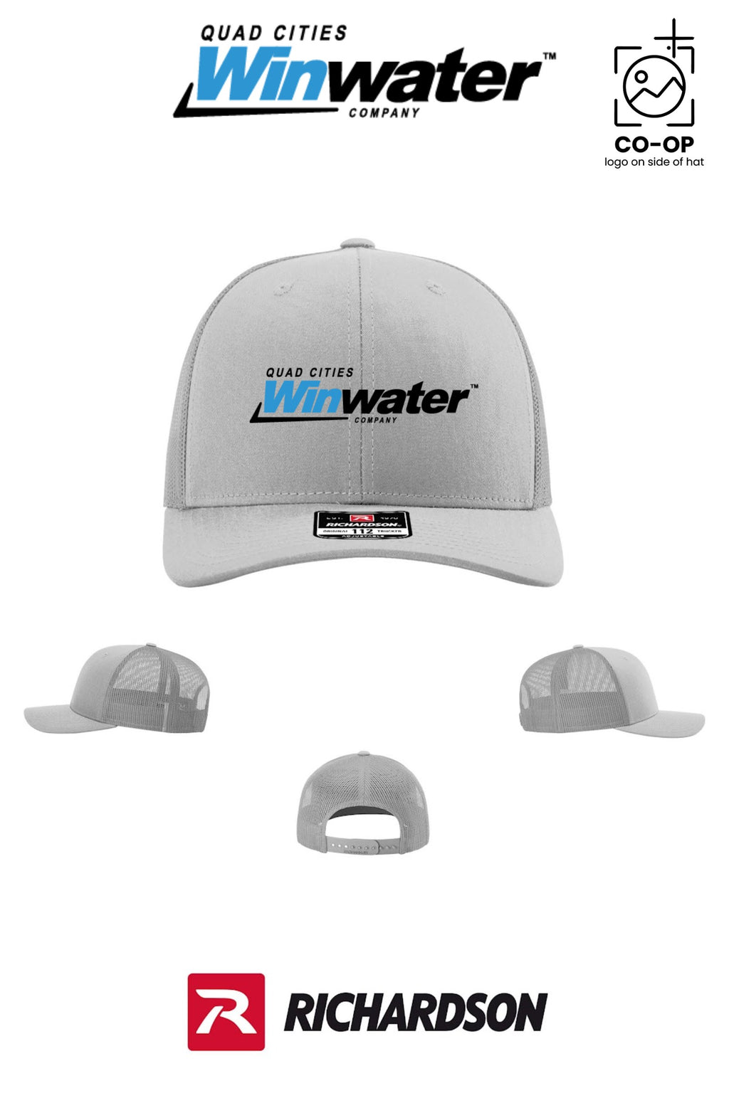 Richardson 112 Trucker Cap - Quad Cities Winwater