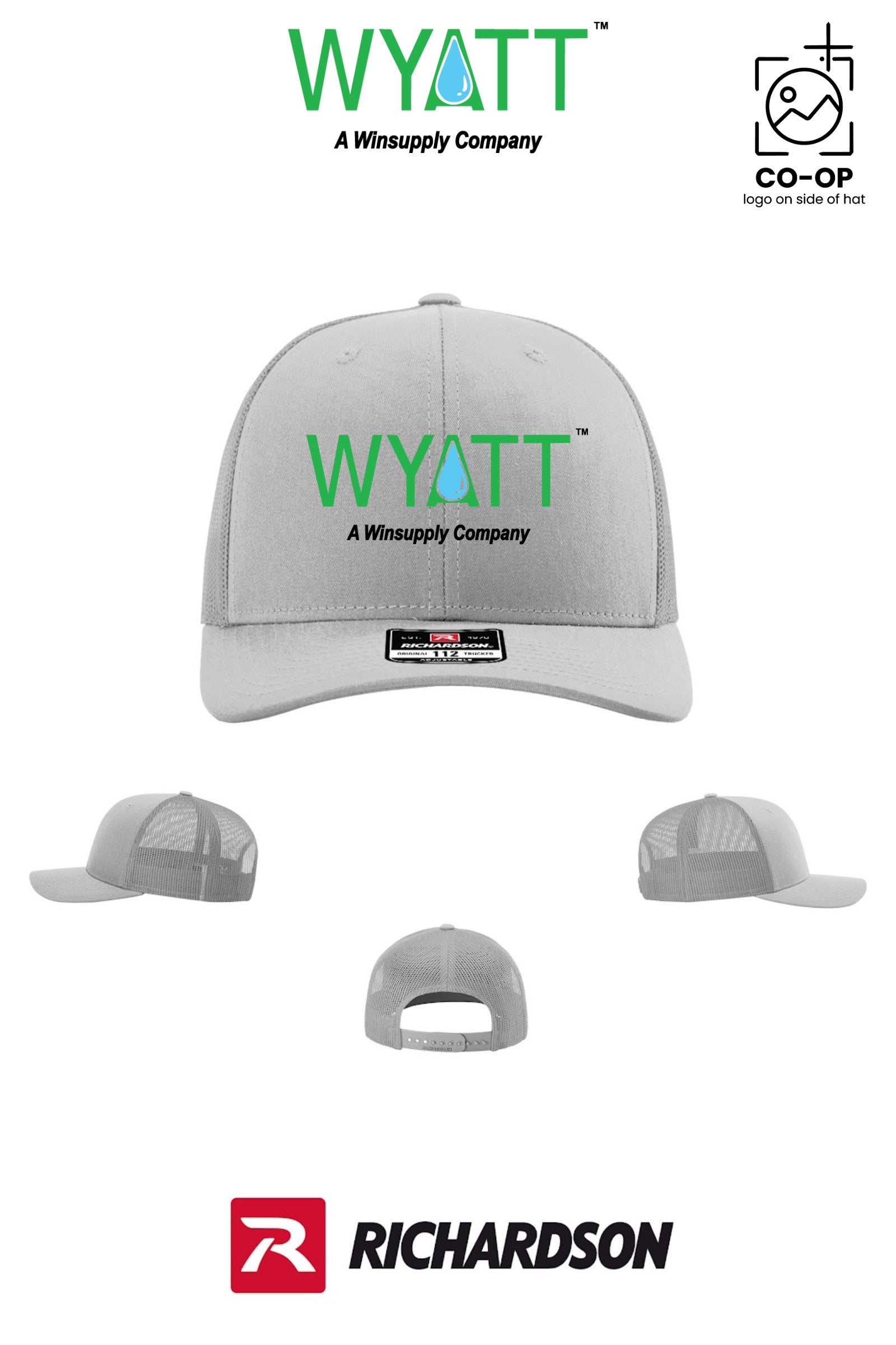 Richardson 112 Trucker Cap - Wyatt Irrigation of Santa Rosa
