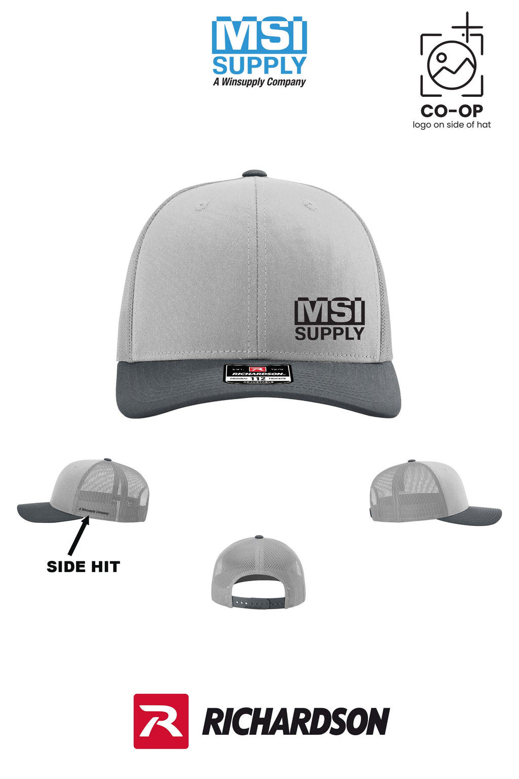 Richardson 112 Trucker Cap - MSI Supply Houston (with side hit)