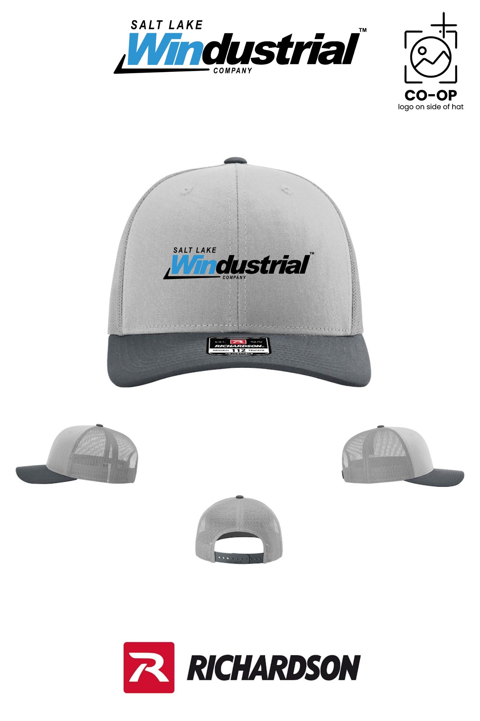 Richardson 112 Trucker Cap - Salt Lake Windustrial