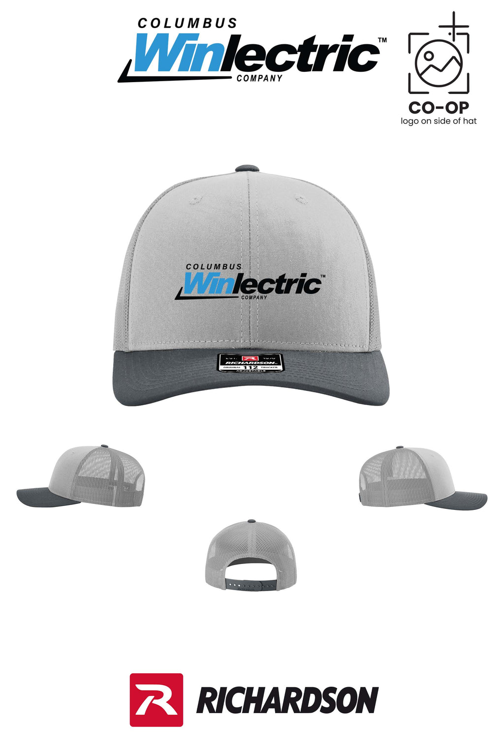 Richardson 112 Trucker Cap - Columbus Winlectric