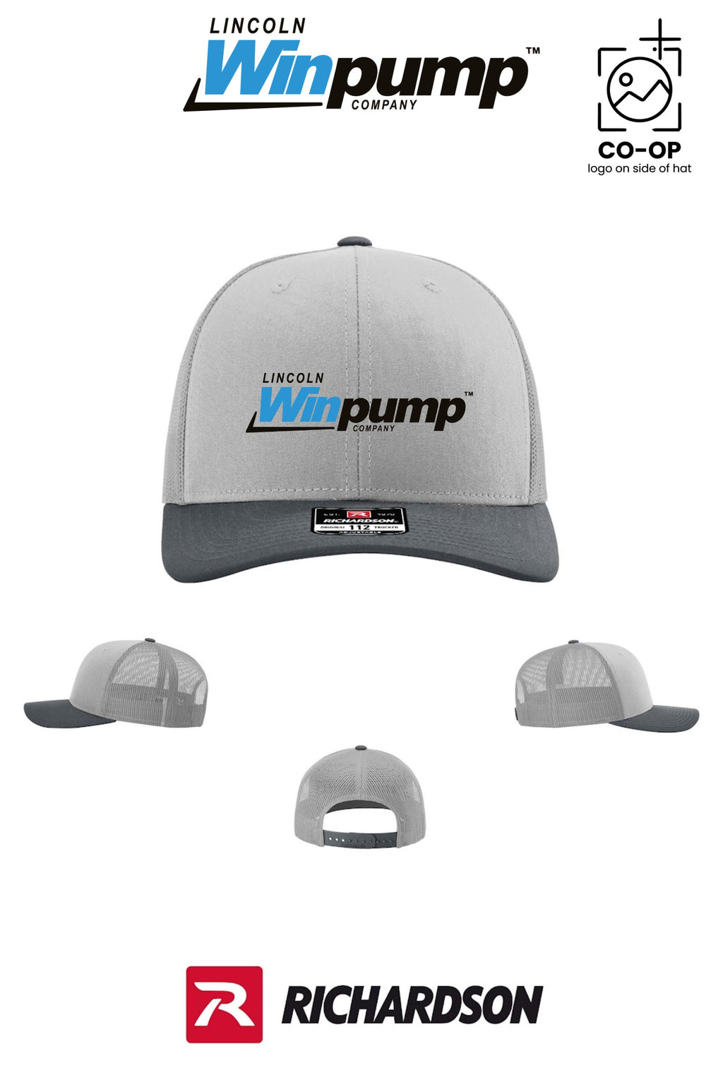 Richardson 112 Trucker Cap - Lincoln Winpump