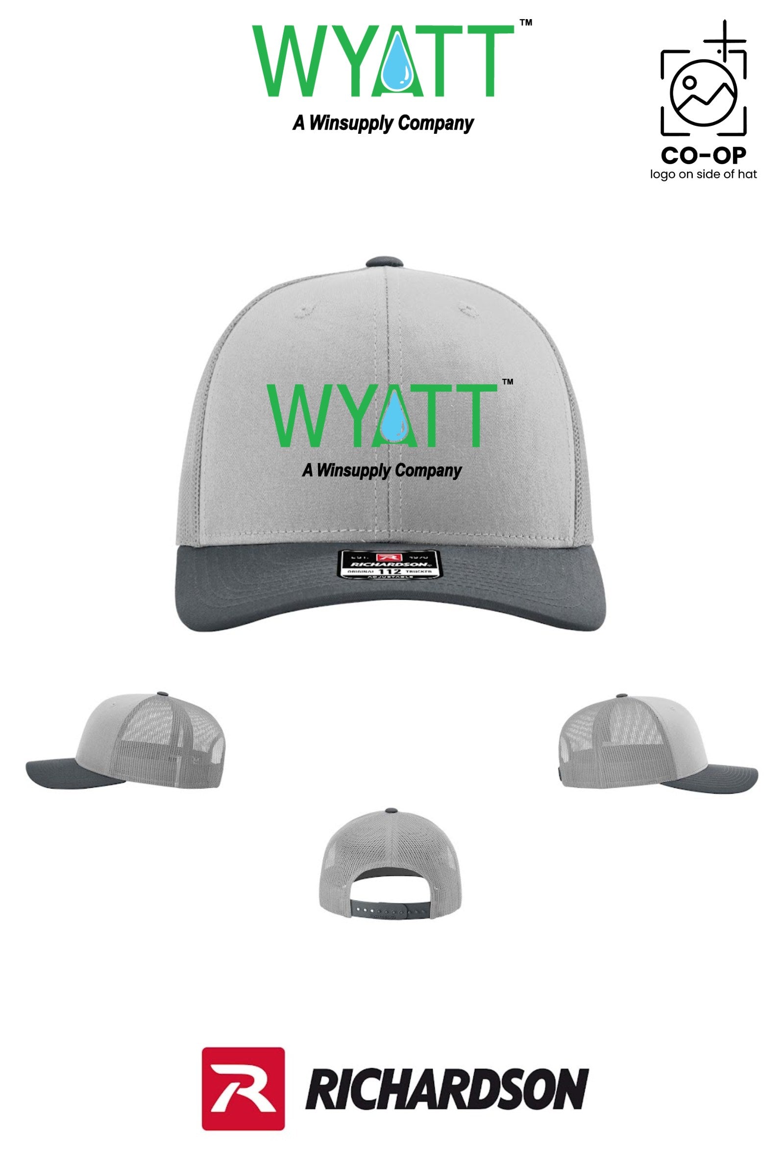 Richardson 112 Trucker Cap - Wyatt Irrigation of Santa Rosa