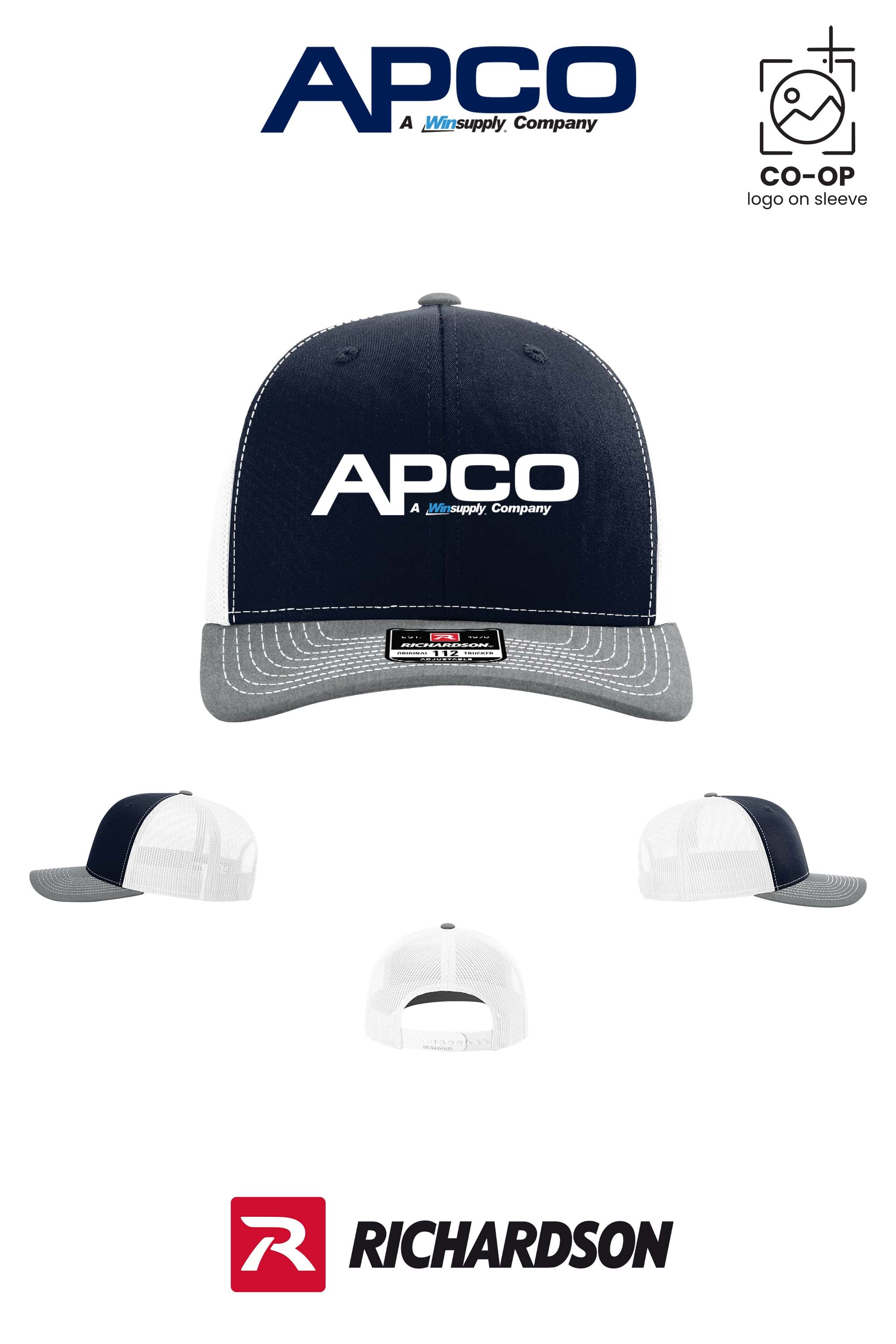 Richardson 112 Trucker Cap - APCO Supply - Indianapolis