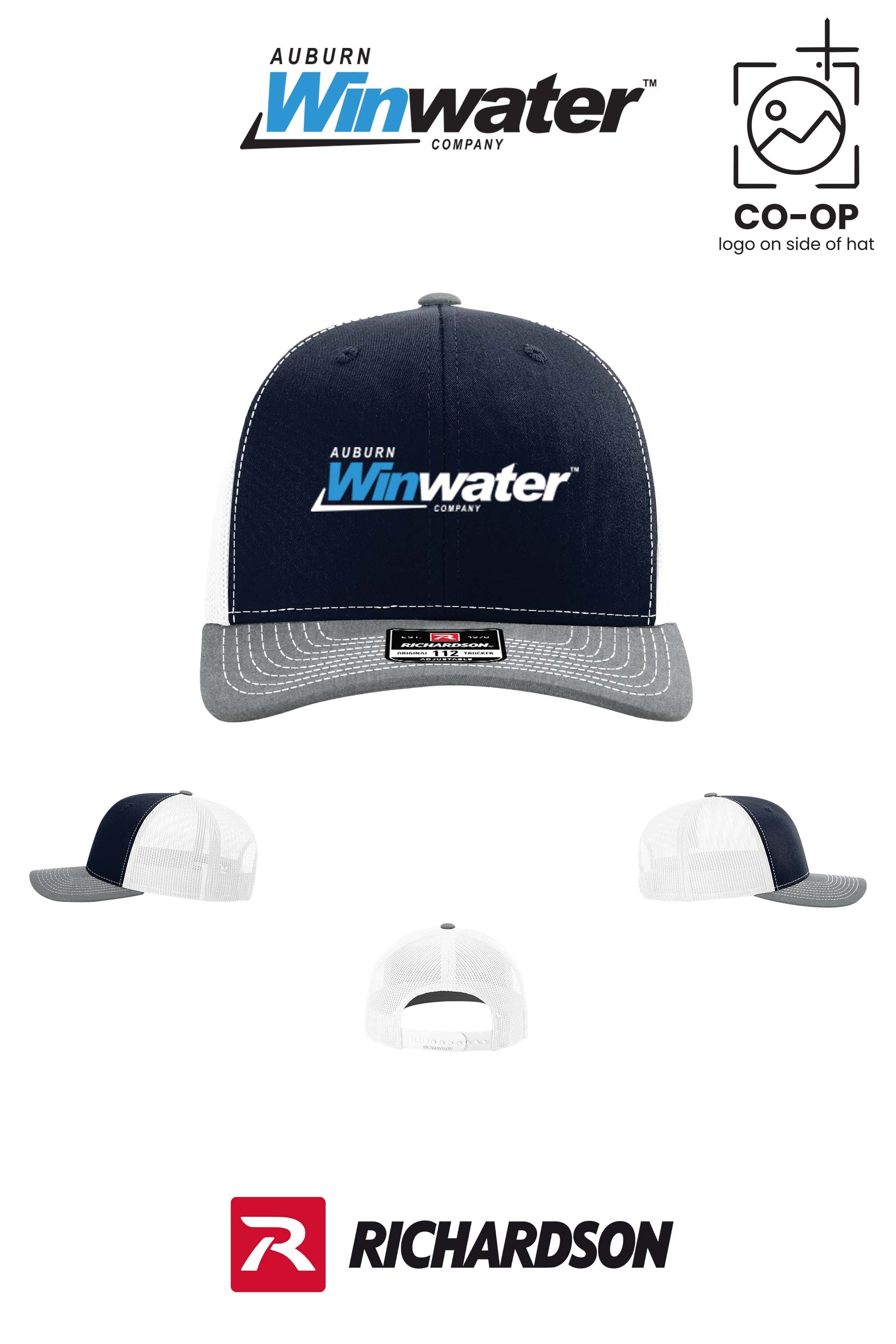 Richardson 112 Trucker Cap - Auburn Winwater