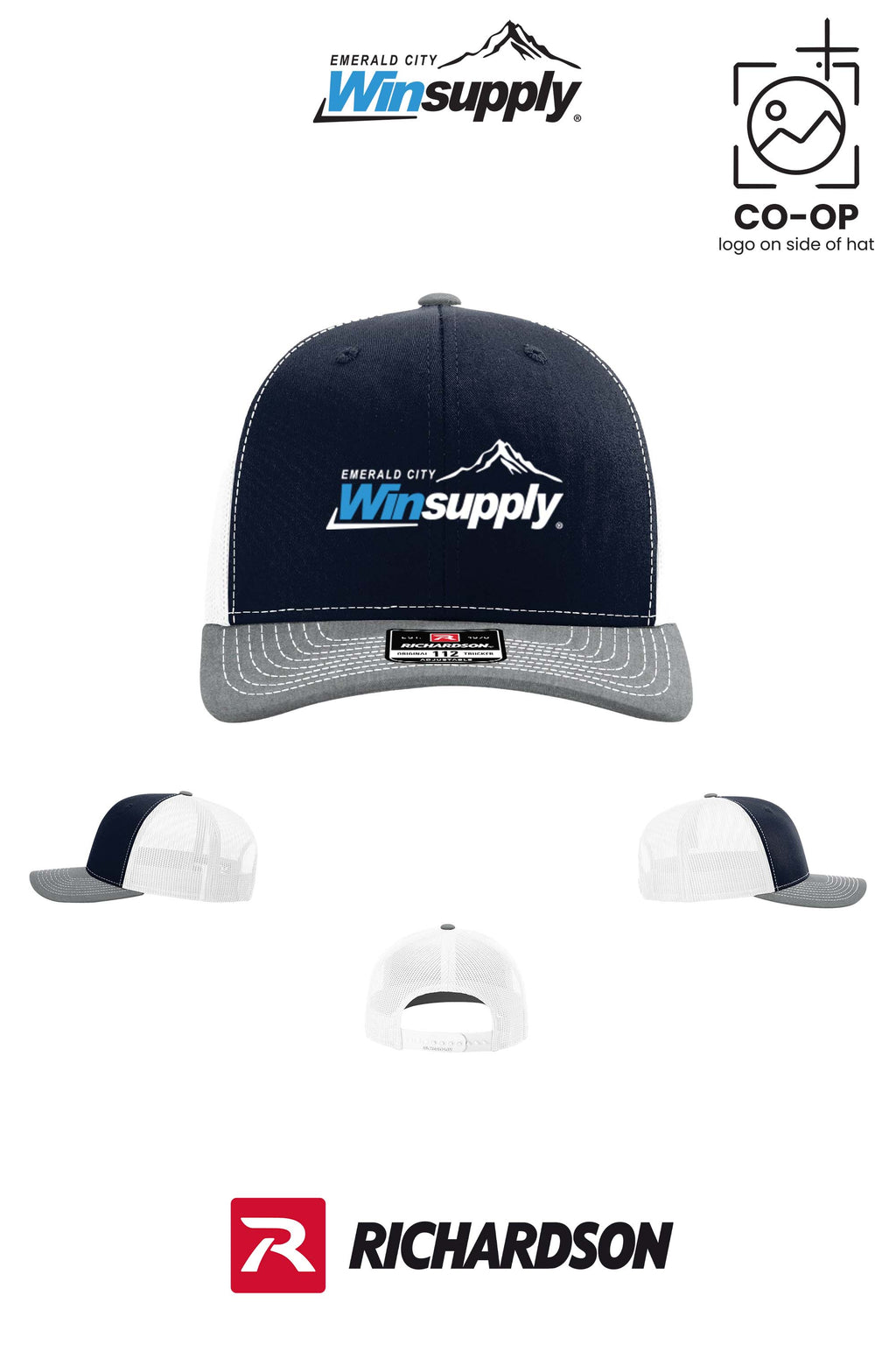 Richardson 112 Trucker Cap - Winsupply Emerald City