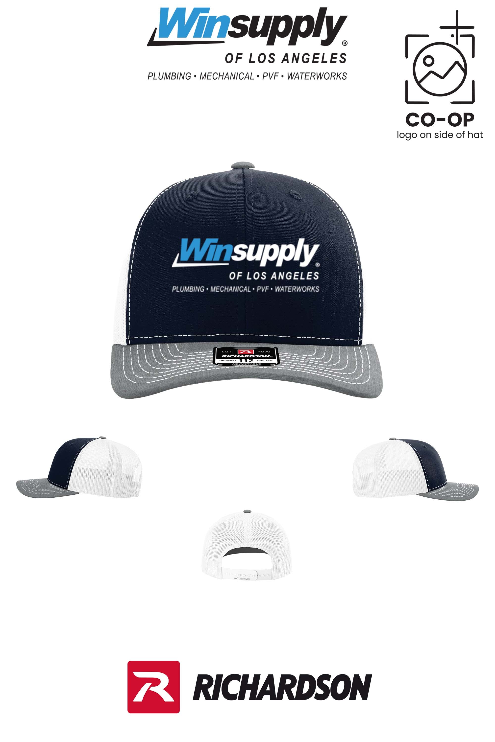 Richardson 112 Trucker Cap - Winsupply of Los Angeles