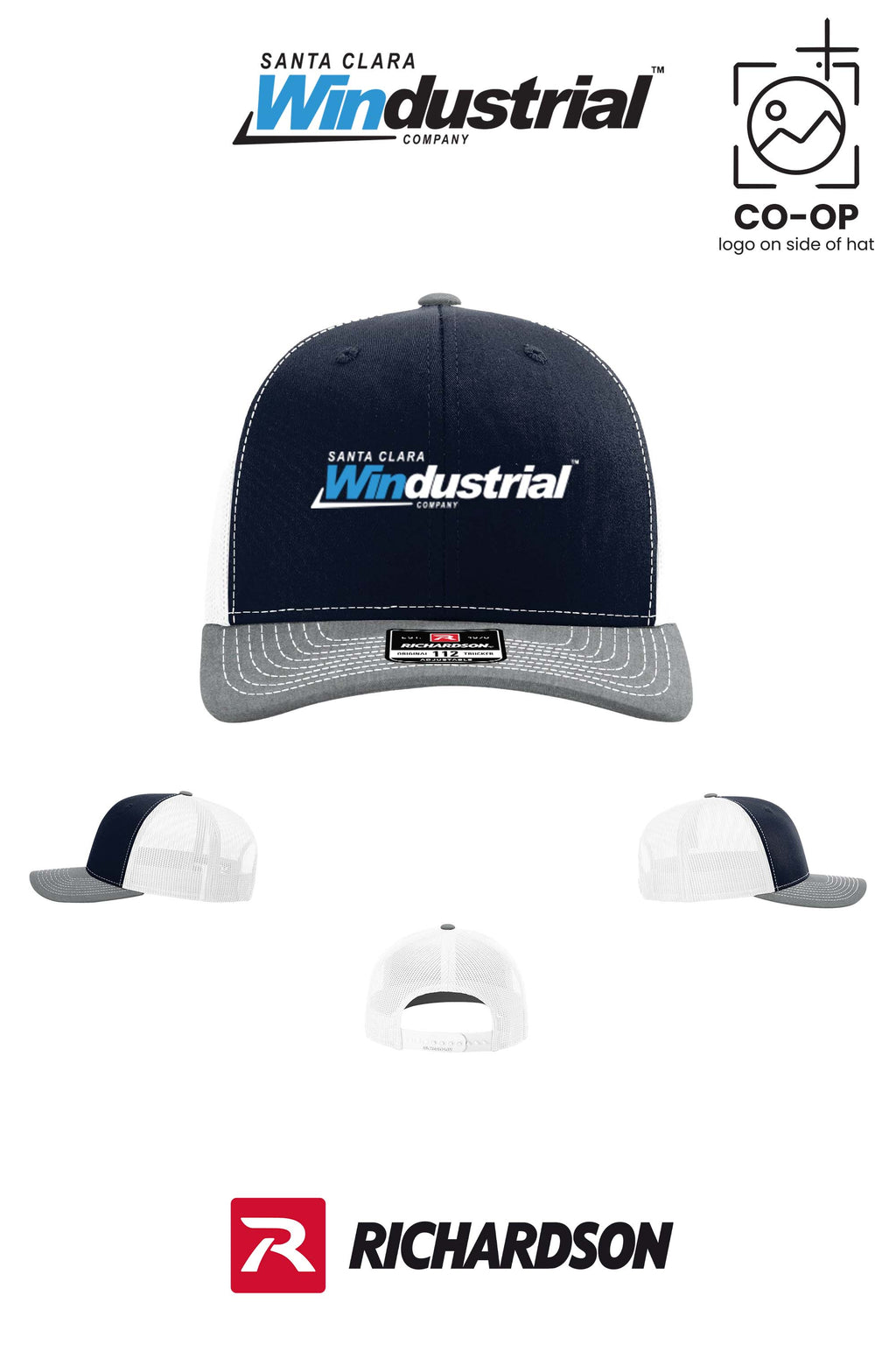 Richardson 112 Trucker Cap - Santa Clara Windustrial