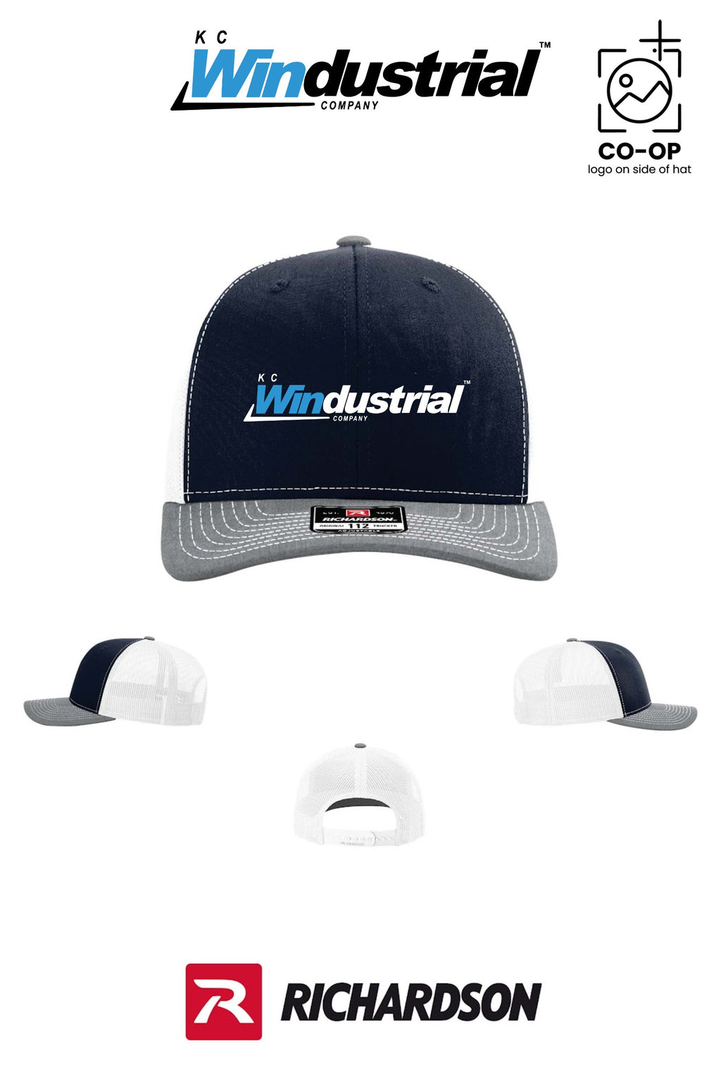 Richardson 112 Trucker Cap - KC Windustrial