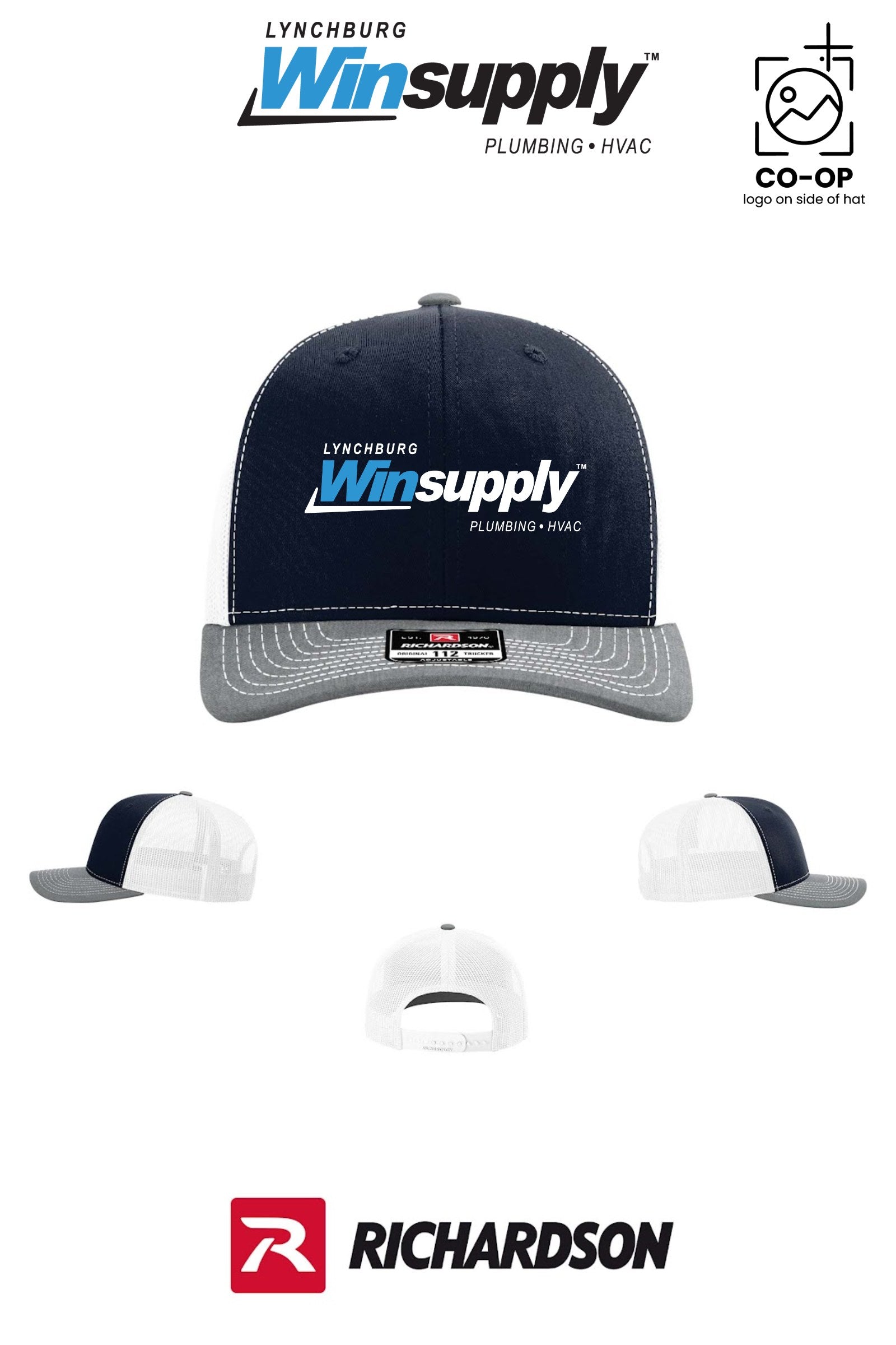 Richardson 112 Trucker Cap - Lynchburg Winsupply