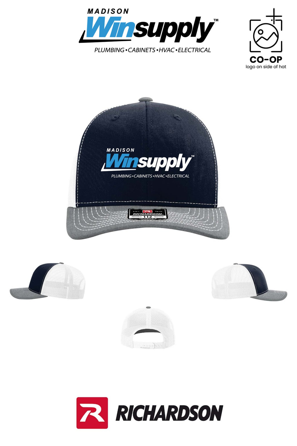 Richardson 112 Trucker Cap - Madison Winsupply