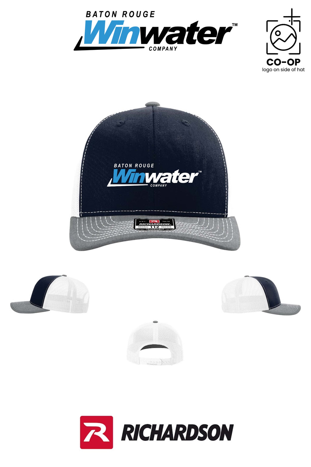 Richardson 112 Trucker Cap - Baton Rouge Winwater
