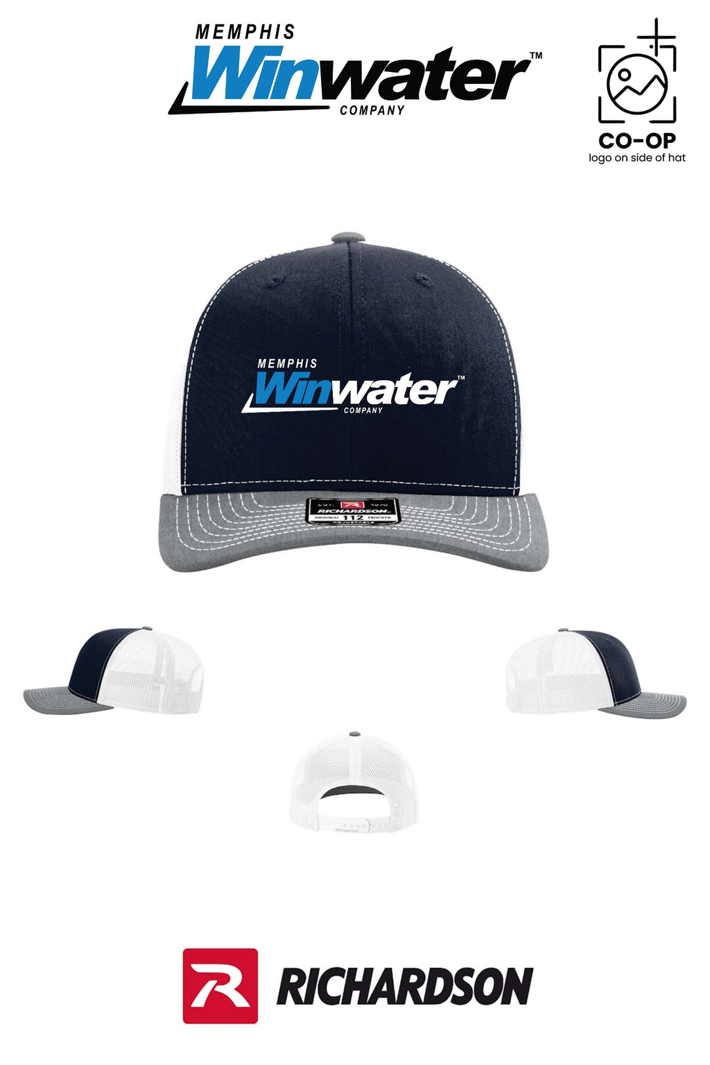 Richardson 112 Trucker Cap - Memphis Winwater
