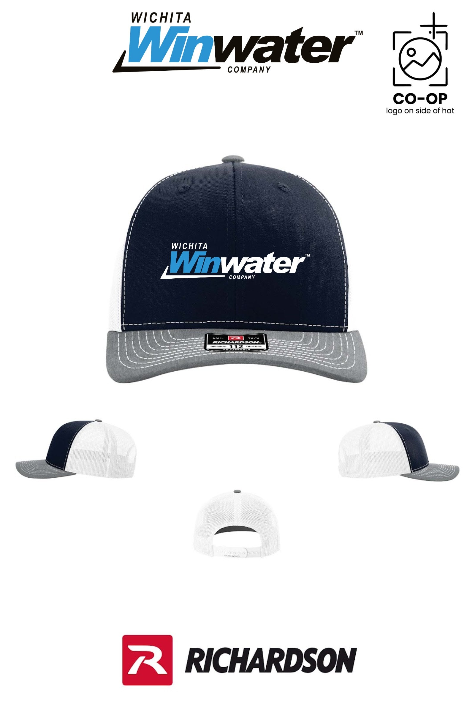 Richardson 112 Trucker Cap - Wichita Winwater