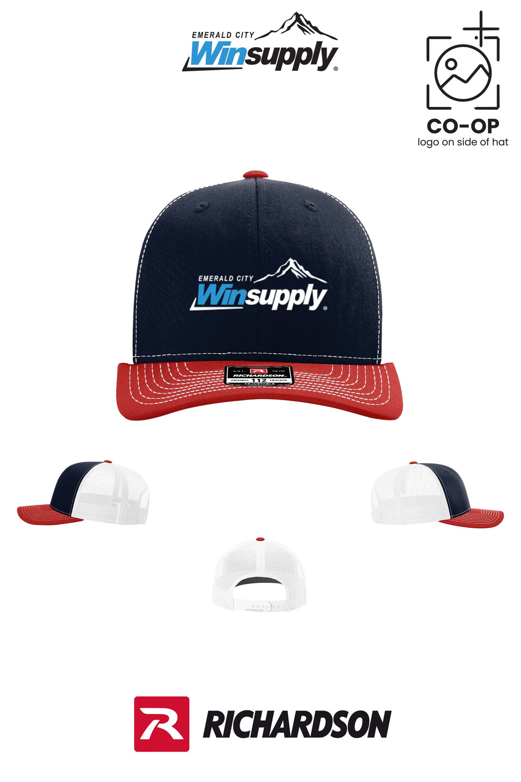 Richardson 112 Trucker Cap - Winsupply Emerald City