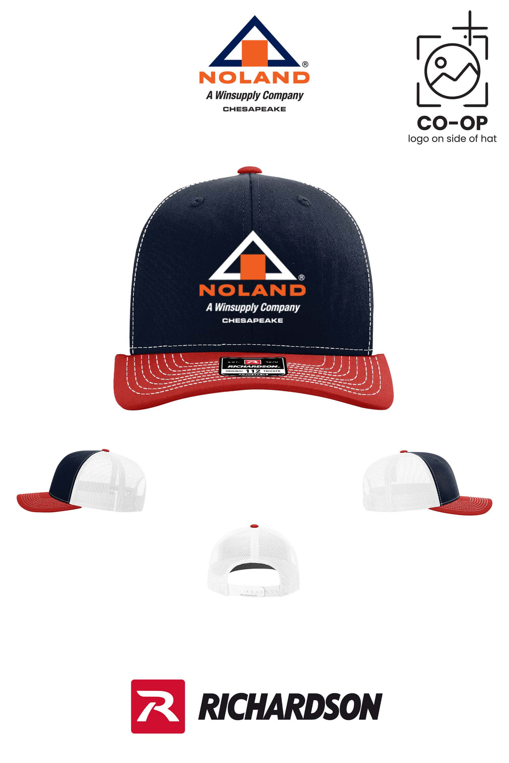 Richardson 112 Trucker Cap - Noland Company Chesapeake