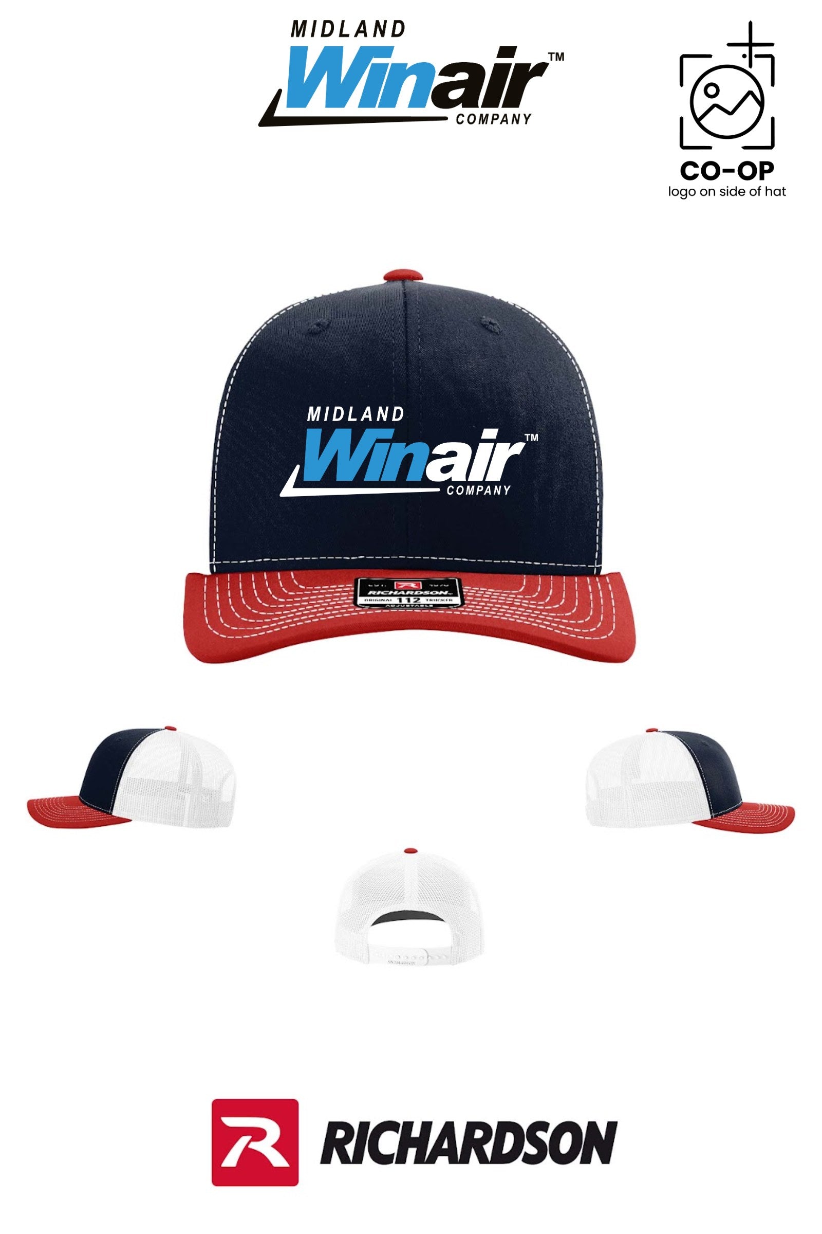 Richardson 112 Trucker Cap - Midland Winair