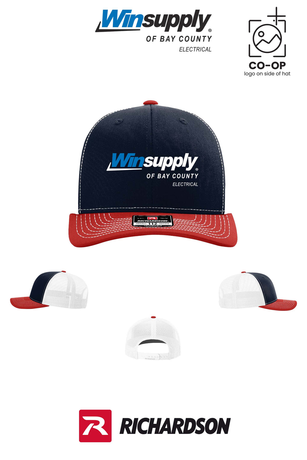 Richardson 112 Trucker Cap - Winsupply Bay County FL