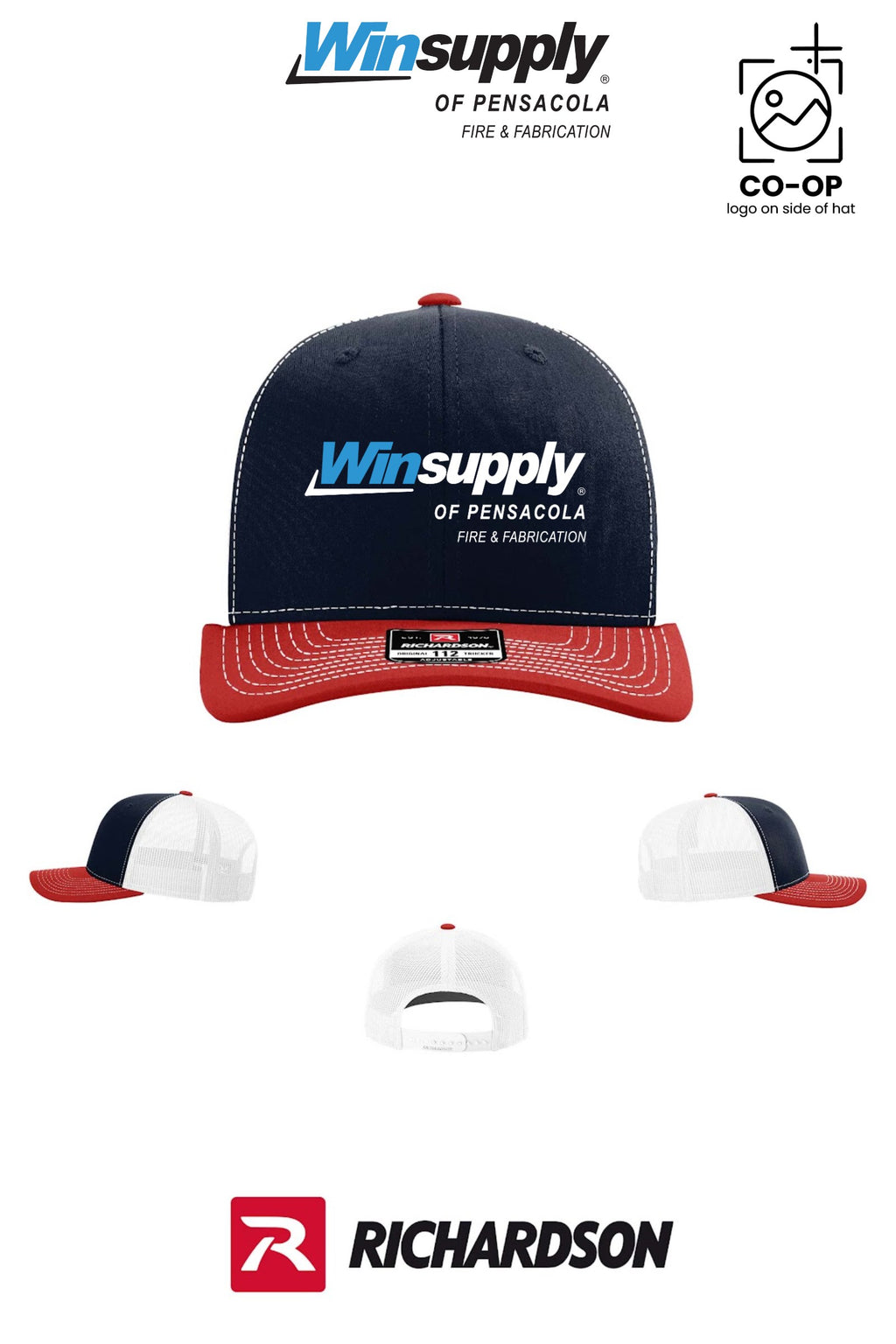 Richardson 112 Trucker Cap - Winsupply Pensacola Fire & Fabrication