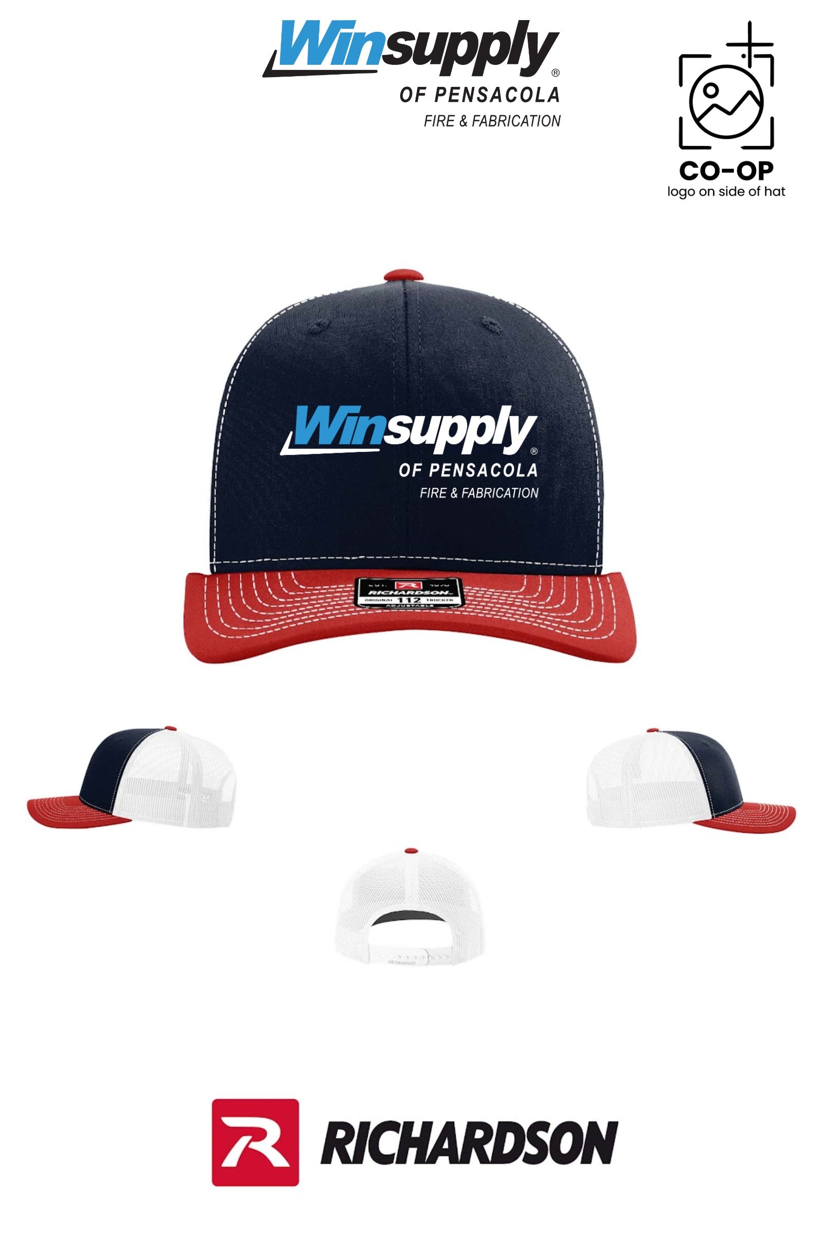 Richardson 112 Trucker Cap - Winsupply Pensacola Fire & Fabrication