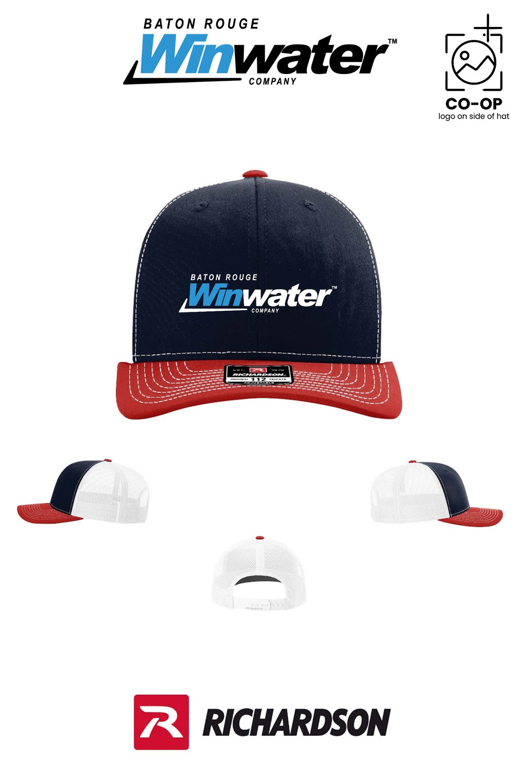 Richardson 112 Trucker Cap - Baton Rouge Winwater