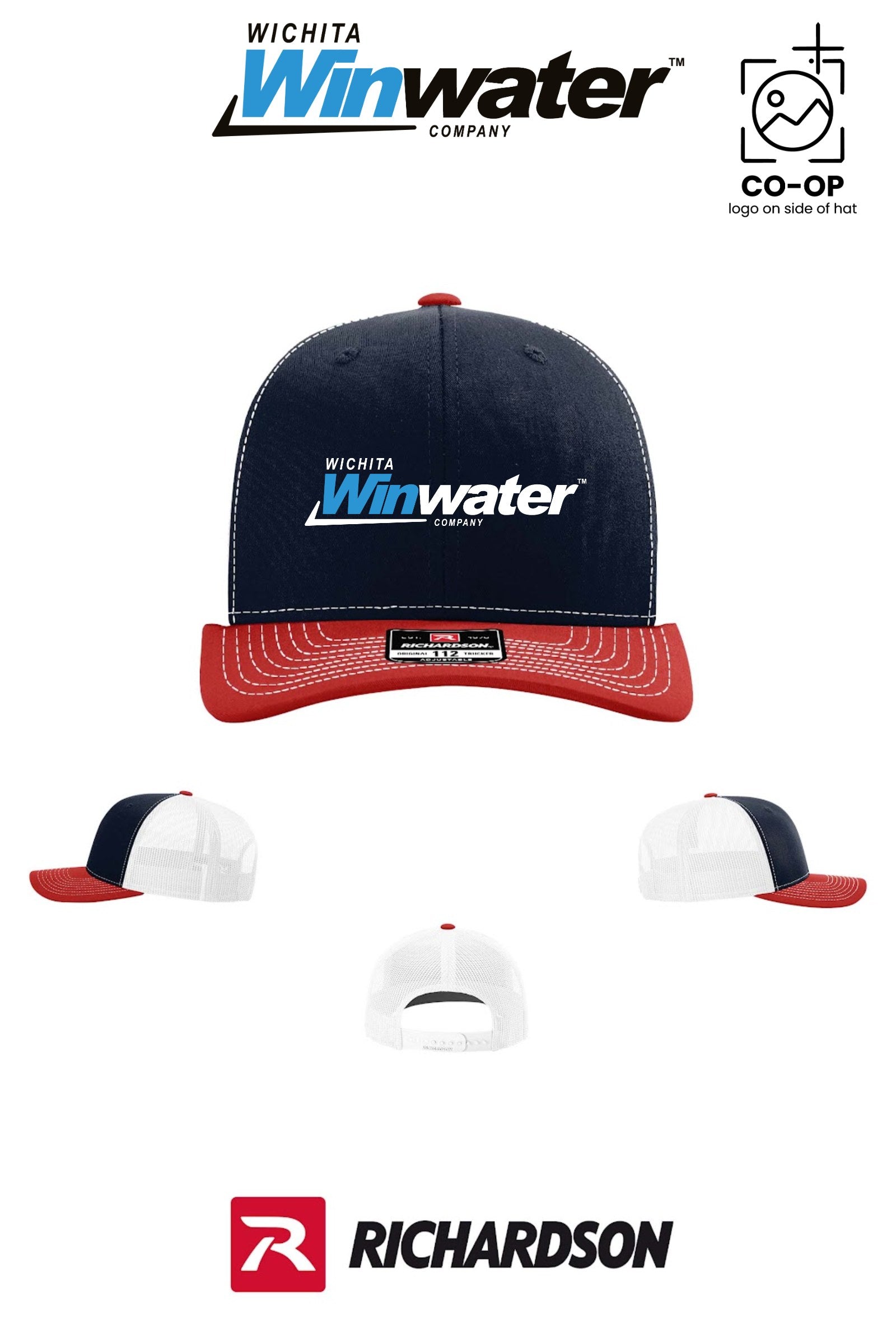 Richardson 112 Trucker Cap - Wichita Winwater