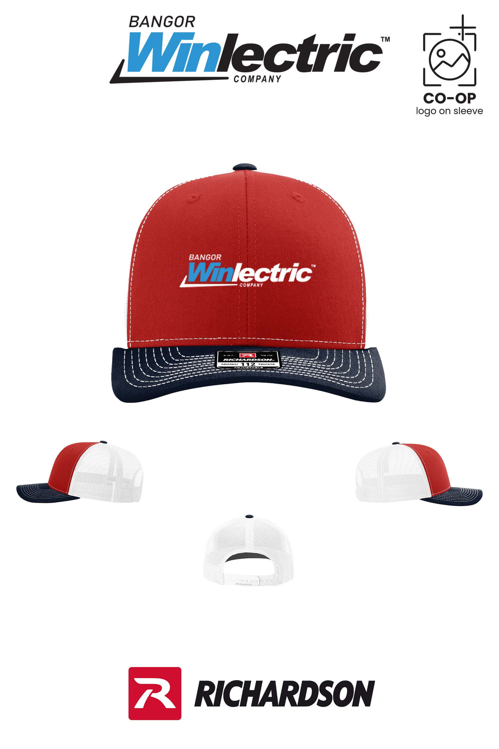 Richardson 112 Trucker Cap - Winlectric Bangor