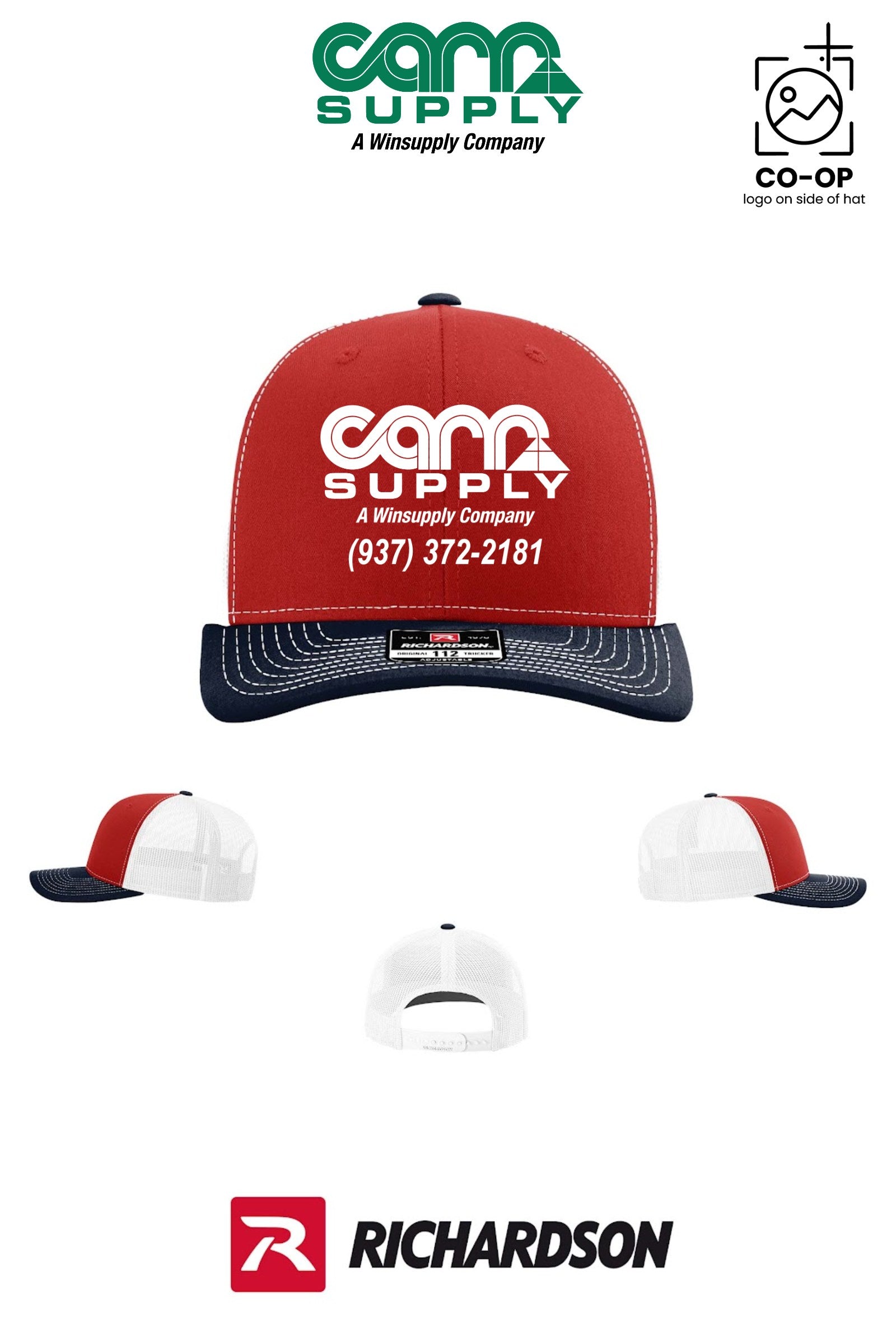 Richardson 112 Trucker Cap - Carr Supply - Xenia