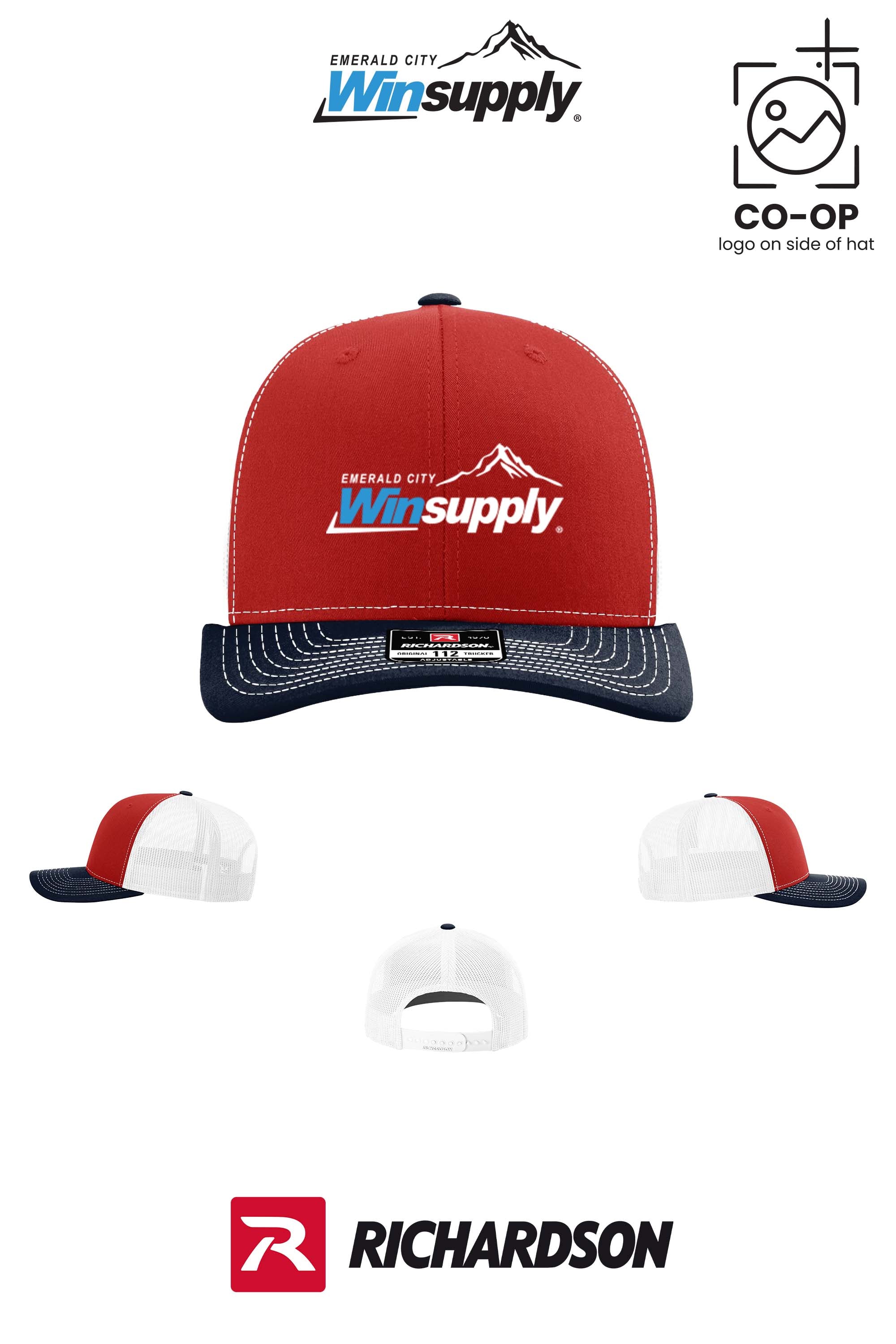 Richardson 112 Trucker Cap - Winsupply Emerald City