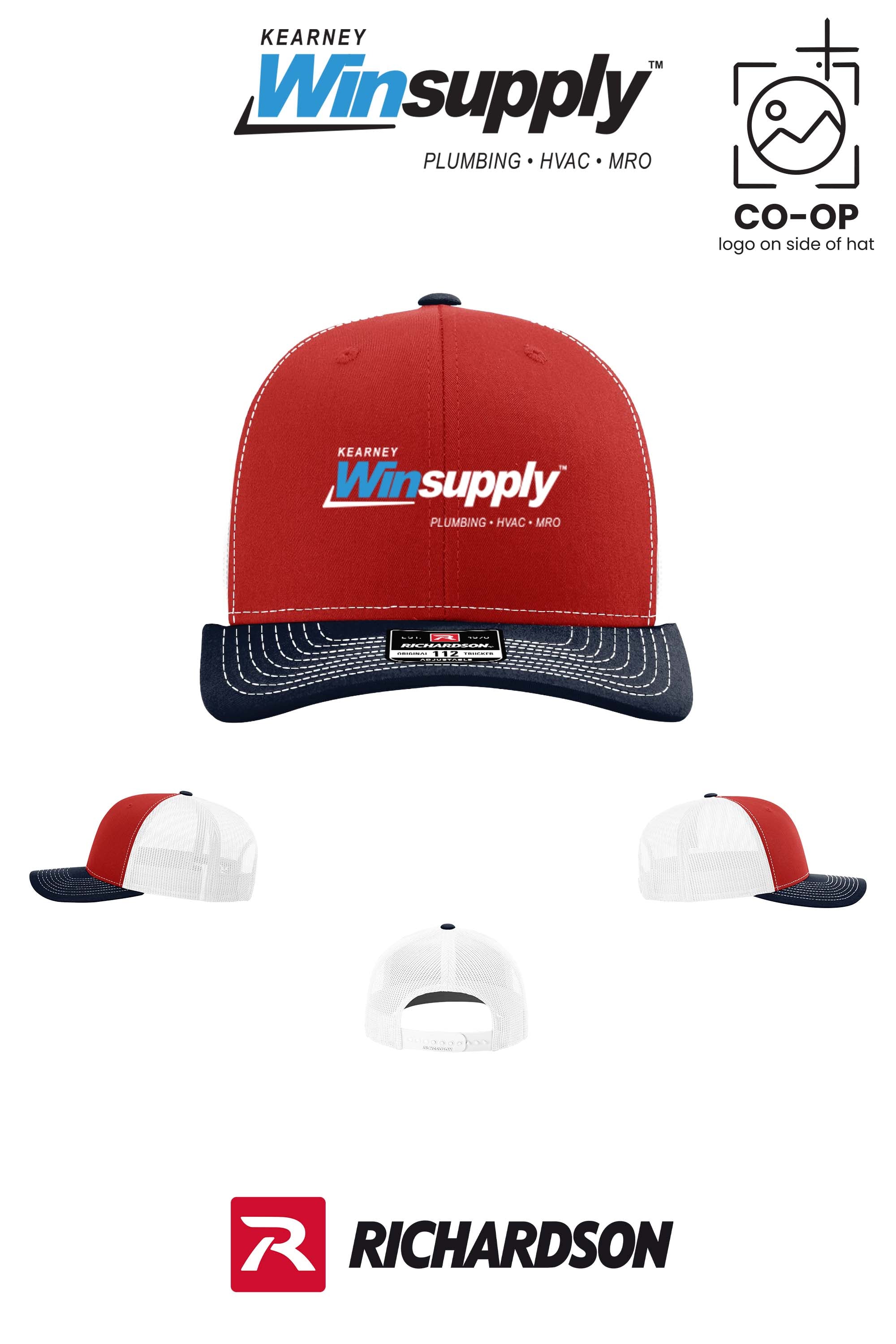Richardson 112 Trucker Cap - Kearney Winsupply