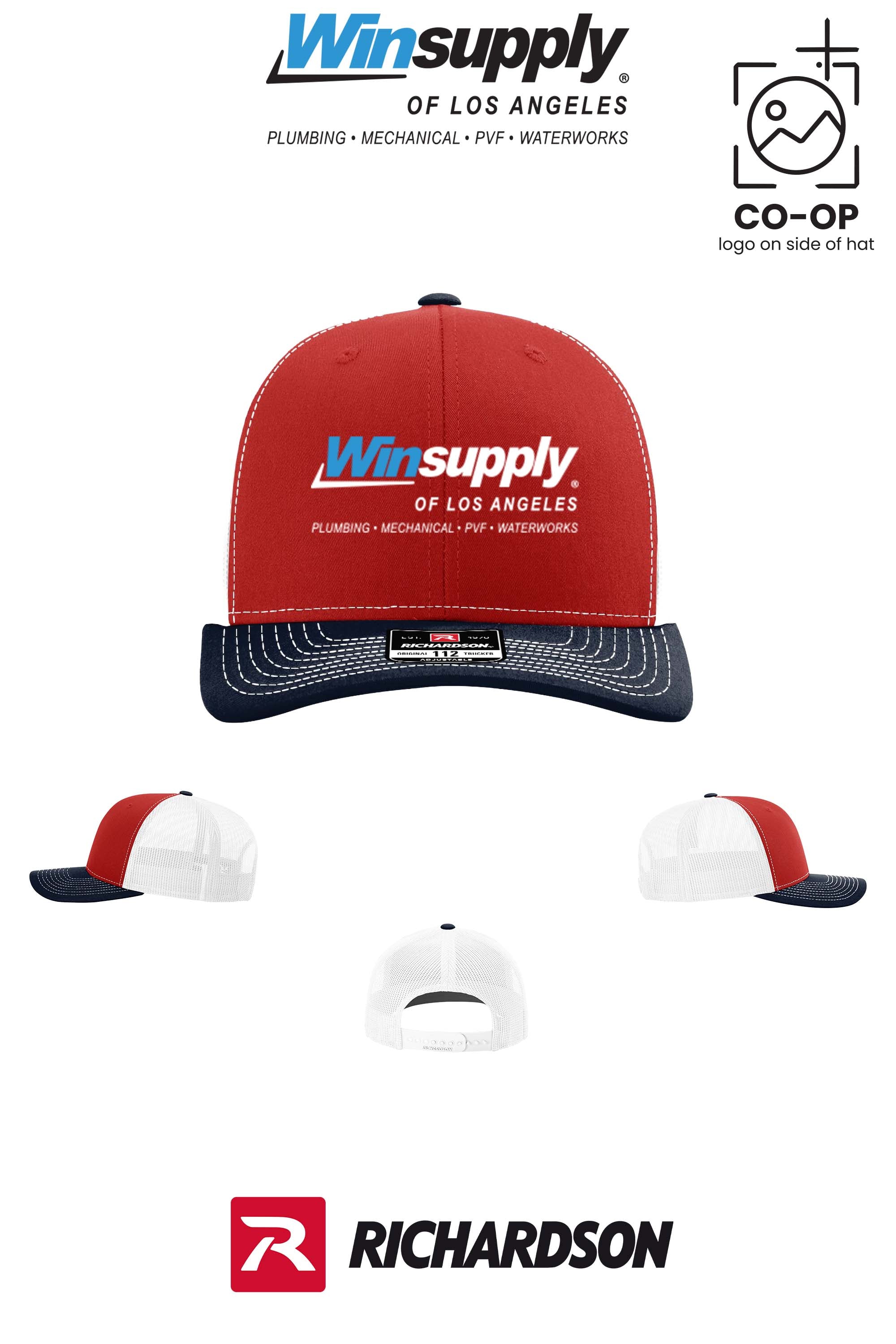 Richardson 112 Trucker Cap - Winsupply of Los Angeles