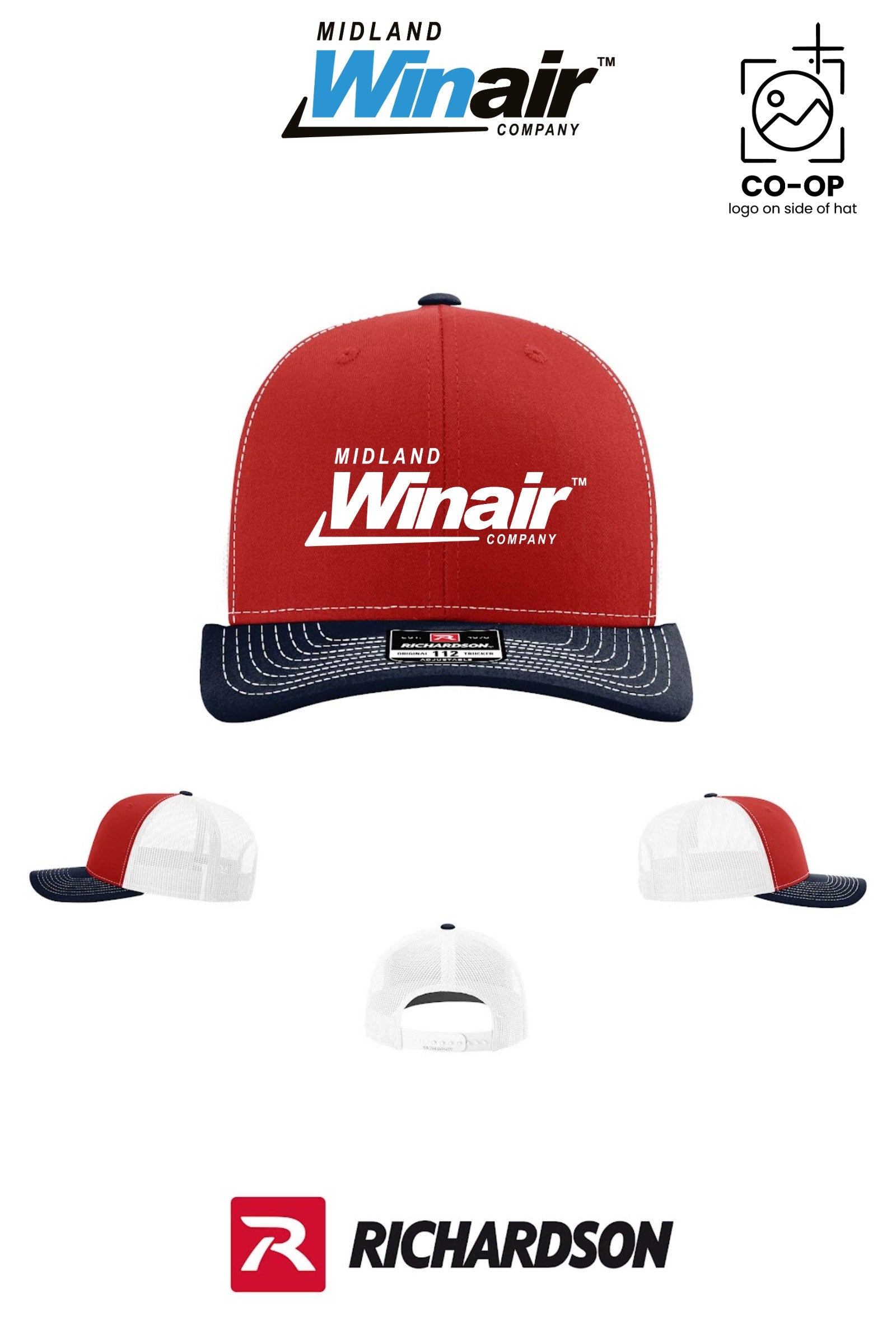 Richardson 112 Trucker Cap - Midland Winair