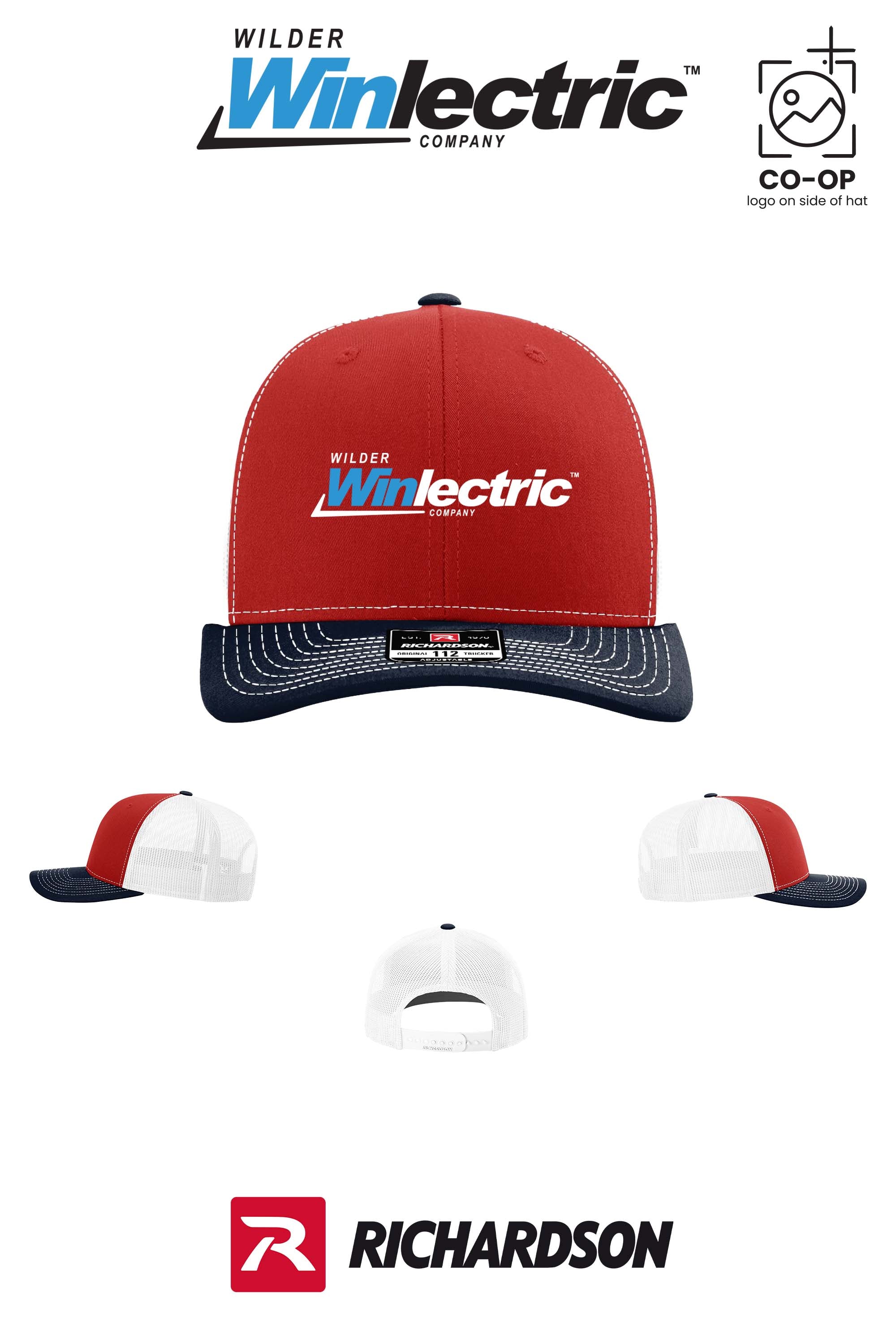 Richardson 112 Trucker Cap - Wilder Winlectric