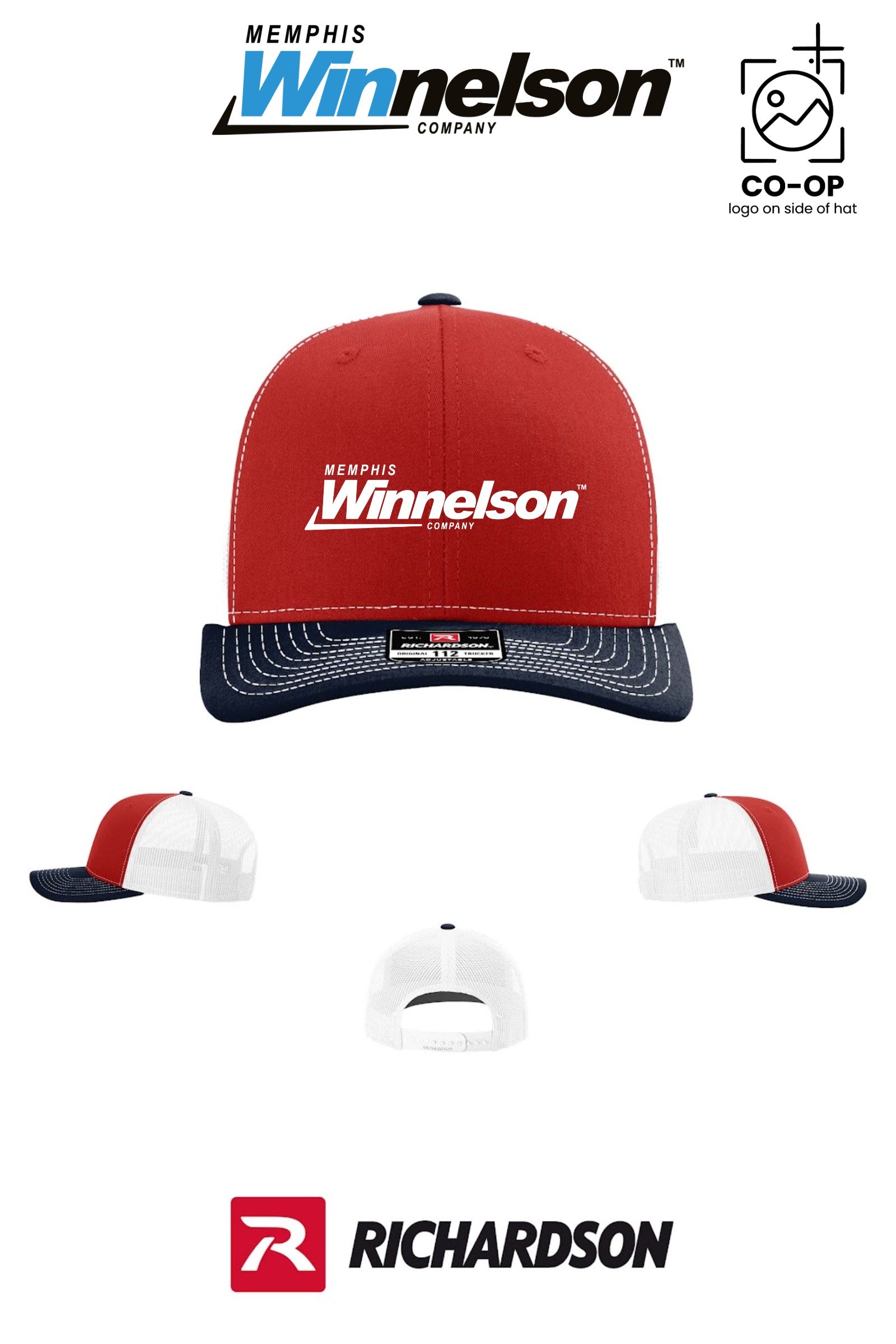 Richardson 112 Trucker Cap - Memphis Winnelson
