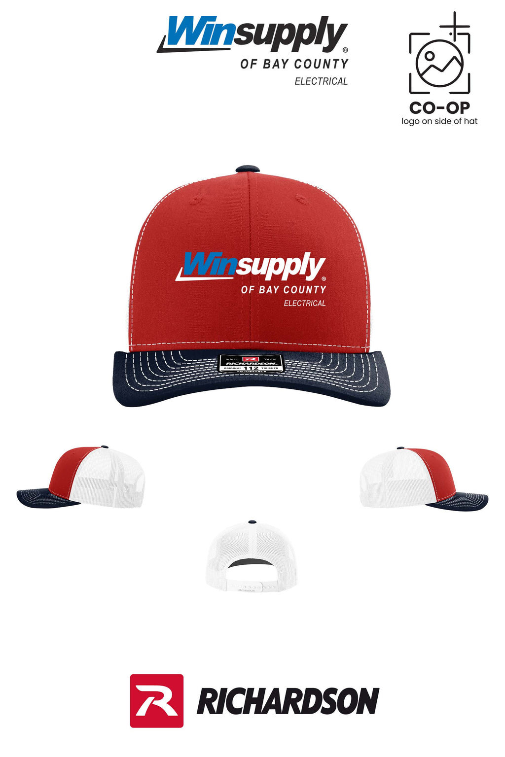 Richardson 112 Trucker Cap - Winsupply Bay County FL