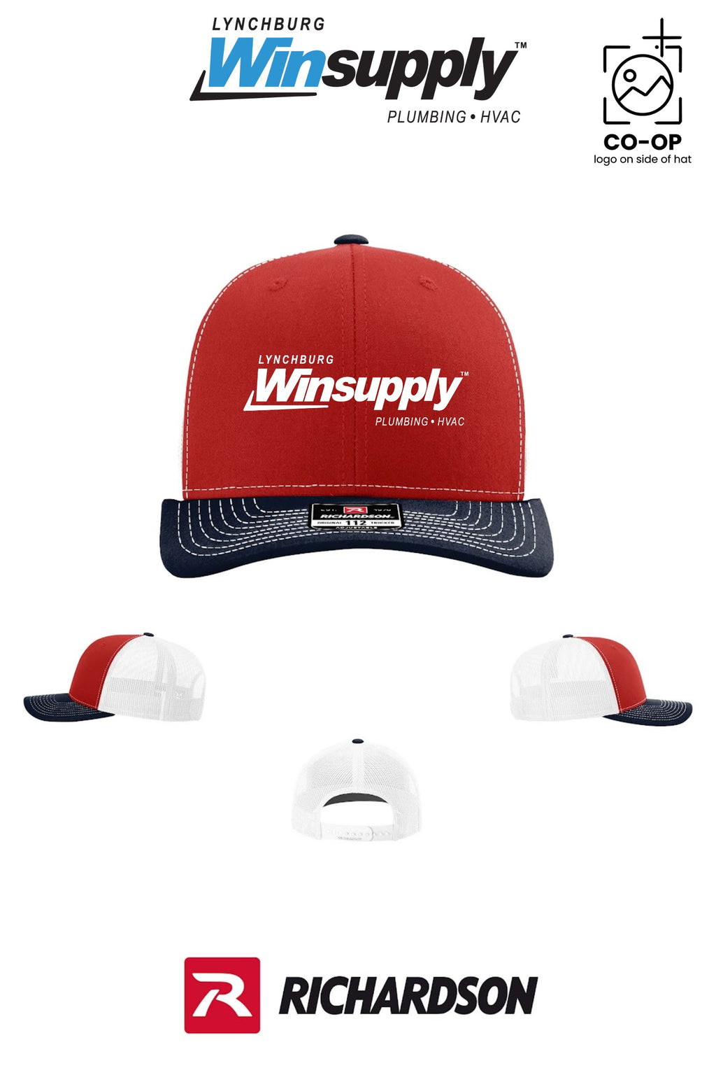 Richardson 112 Trucker Cap - Lynchburg Winsupply