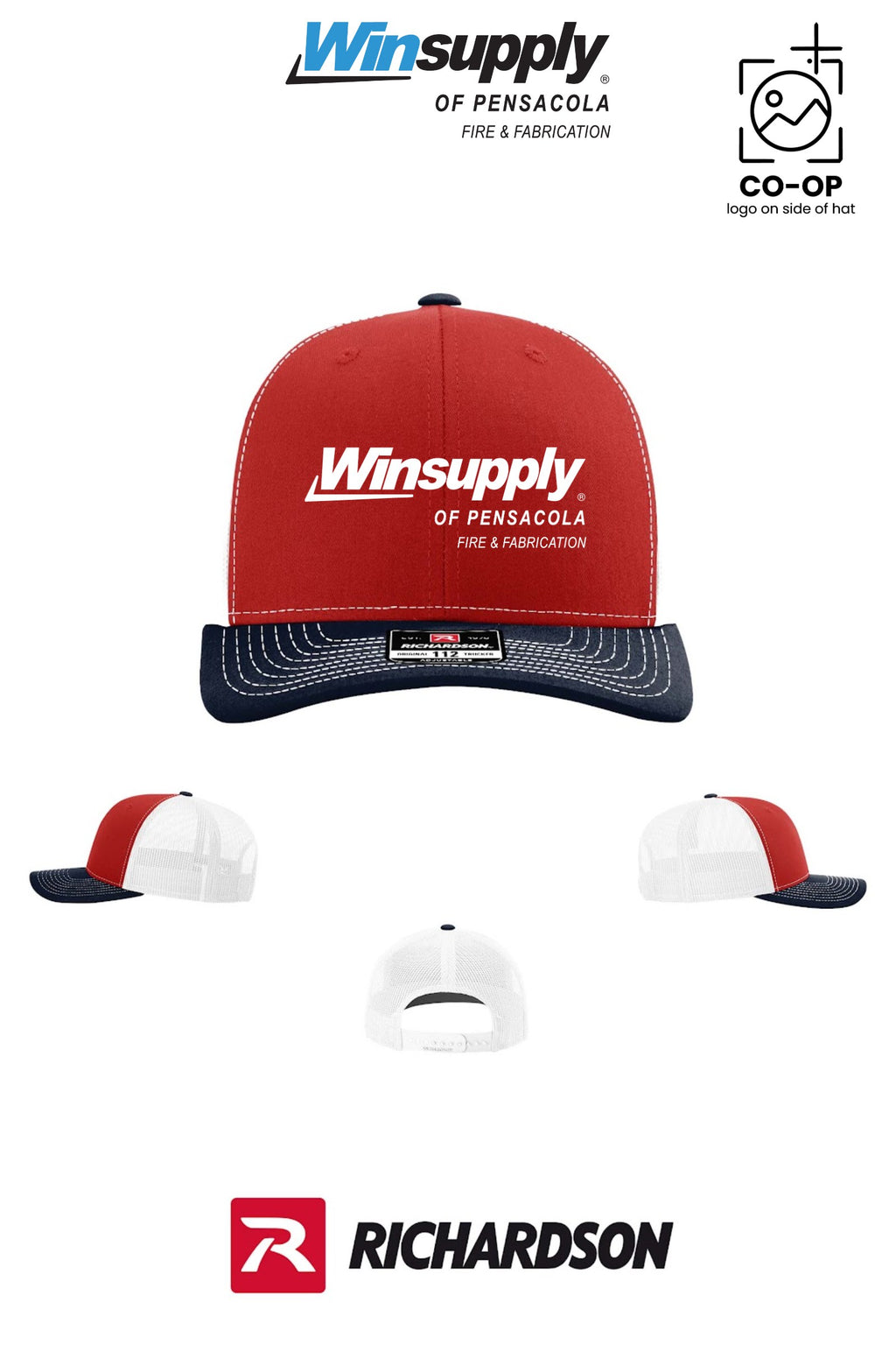 Richardson 112 Trucker Cap - Winsupply Pensacola Fire & Fabrication
