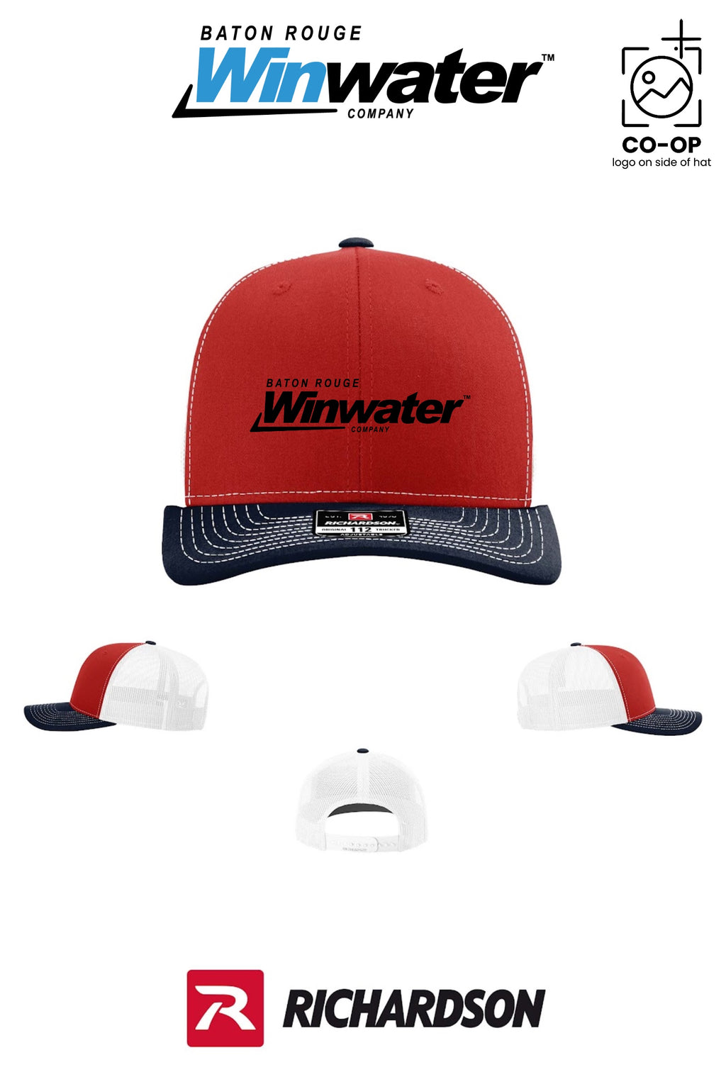 Richardson 112 Trucker Cap - Baton Rouge Winwater