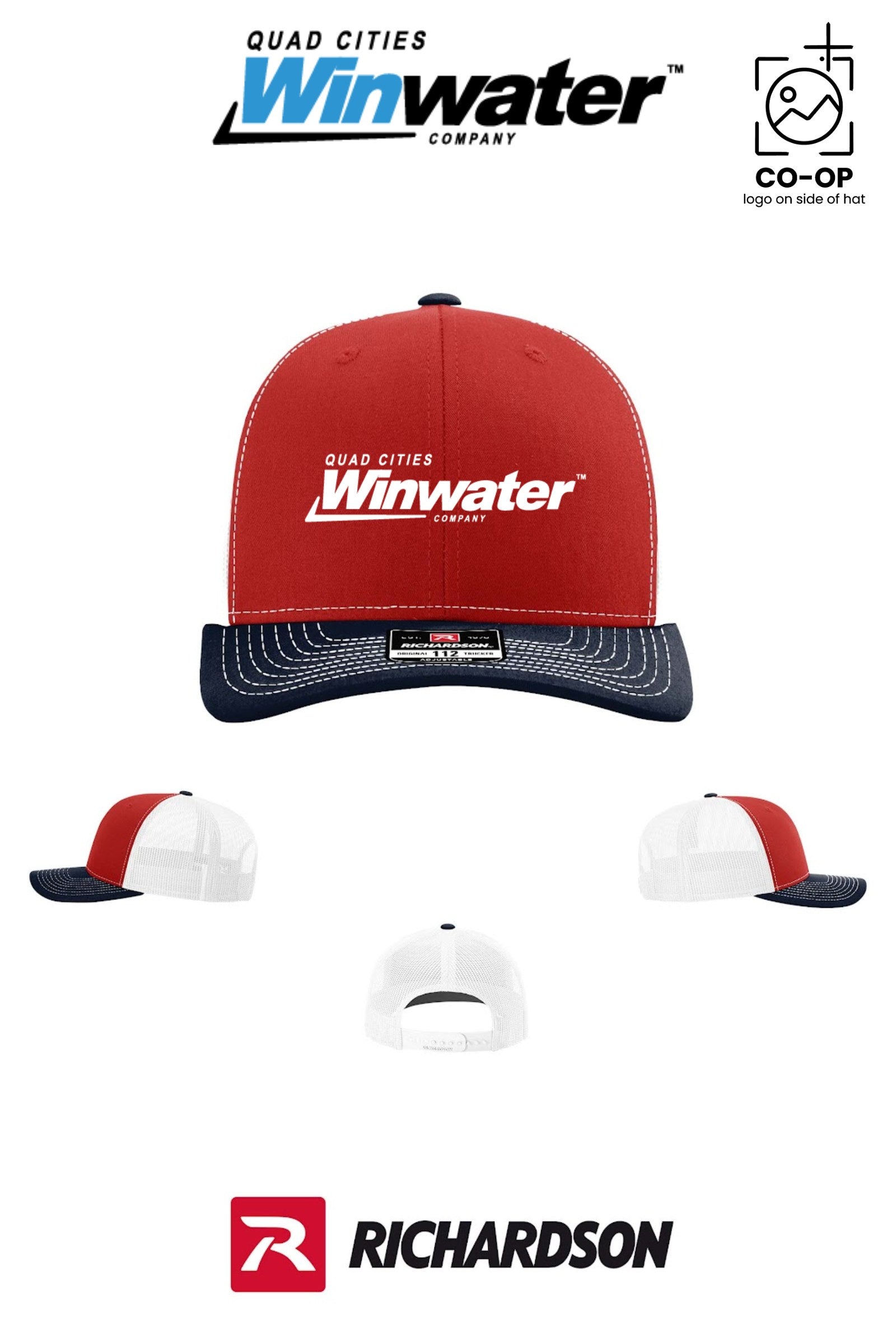 Richardson 112 Trucker Cap - Quad Cities Winwater