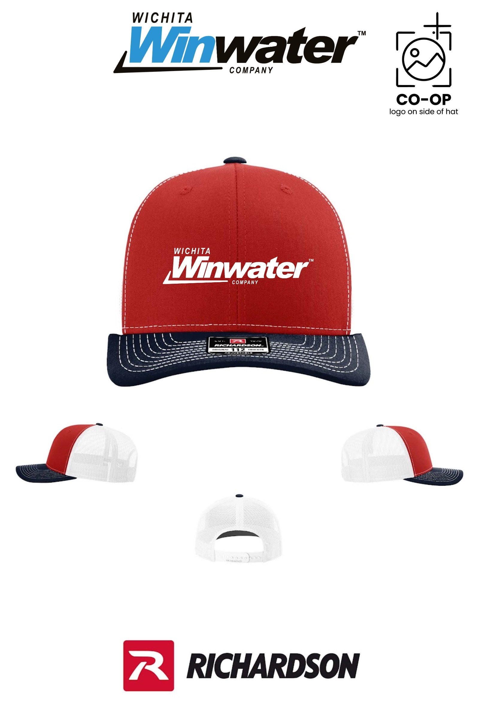 Richardson 112 Trucker Cap - Wichita Winwater