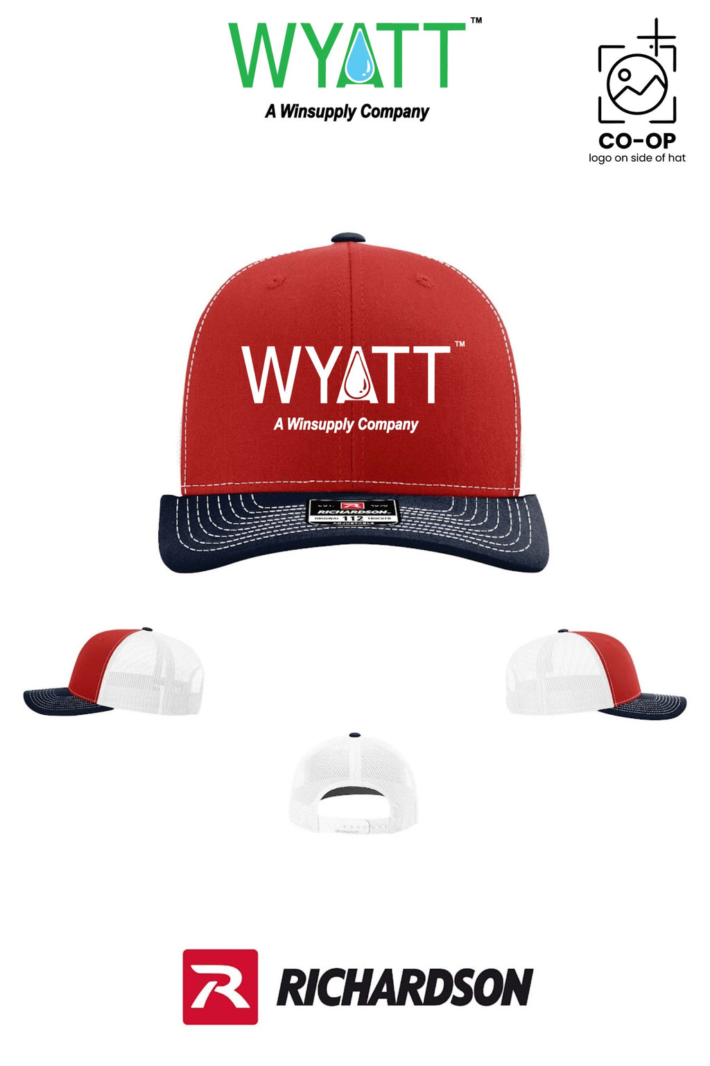 Richardson 112 Trucker Cap - Wyatt Irrigation of Santa Rosa