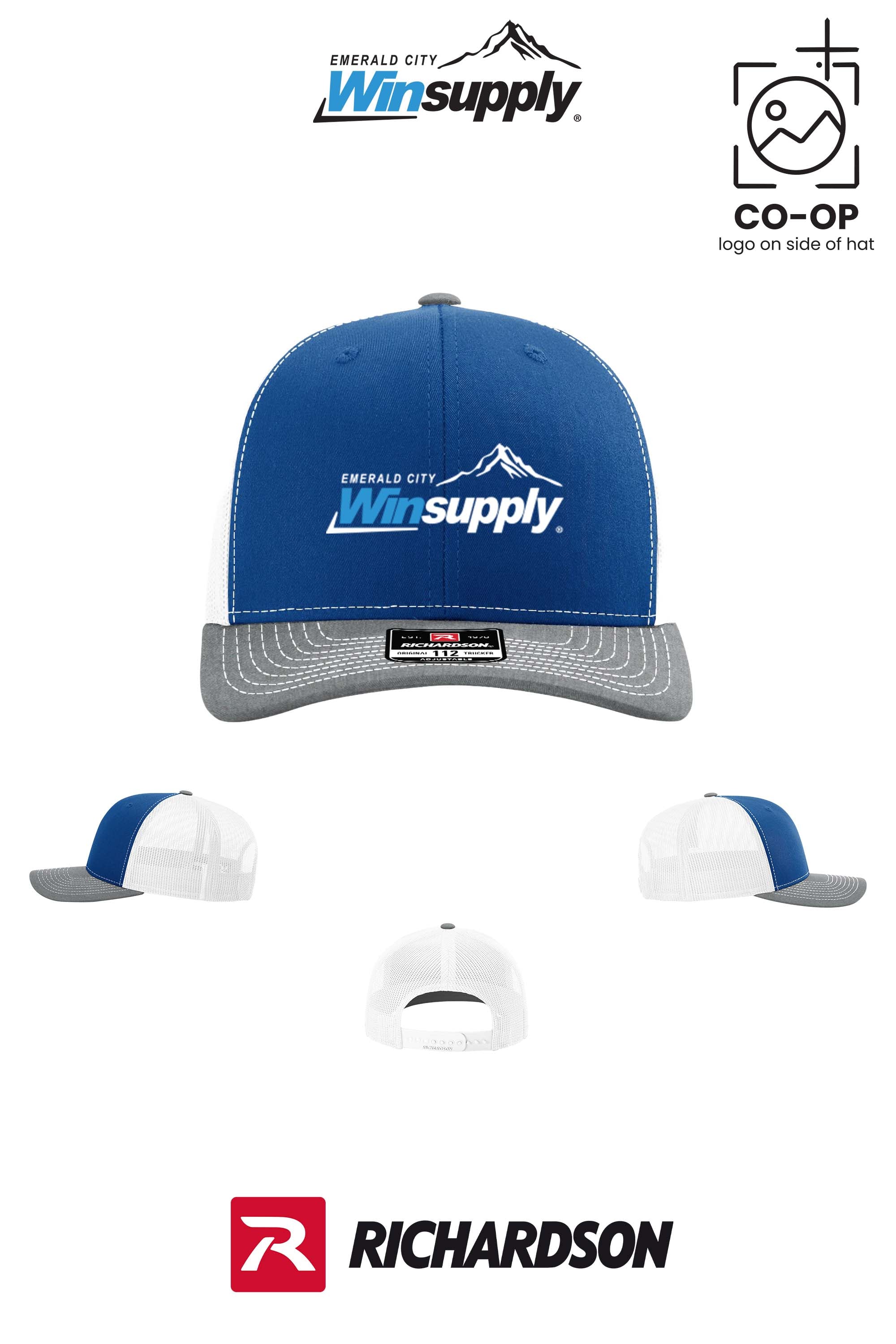 Richardson 112 Trucker Cap - Winsupply Emerald City