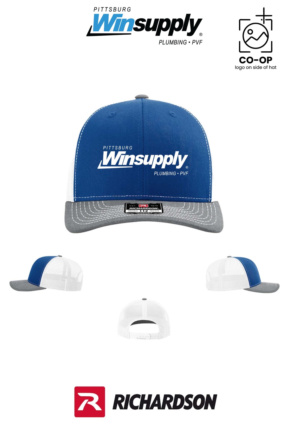 Richardson 112 Trucker Cap - Pittsburg Winsupply
