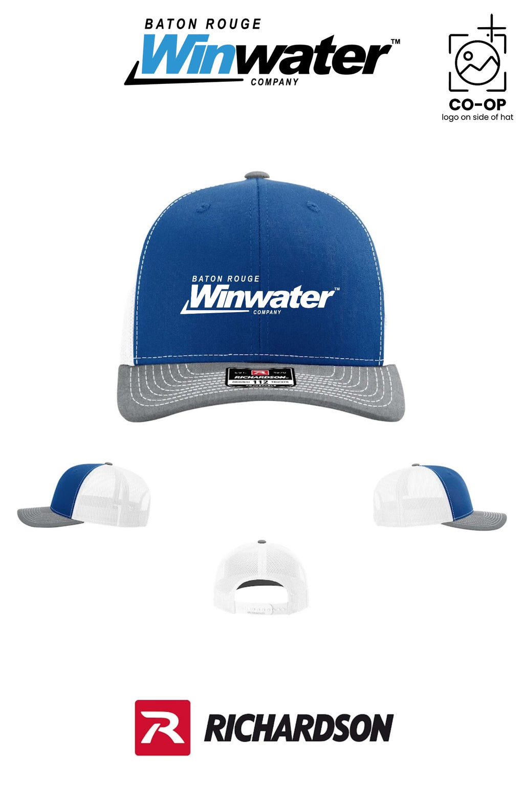 Richardson 112 Trucker Cap - Baton Rouge Winwater