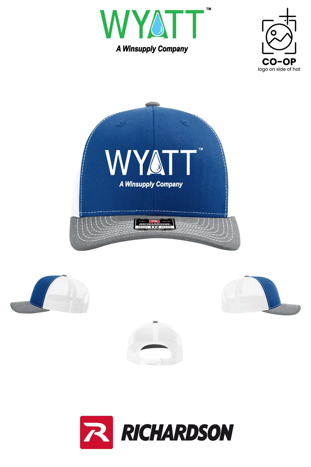 Richardson 112 Trucker Cap - Wyatt Irrigation of Santa Rosa