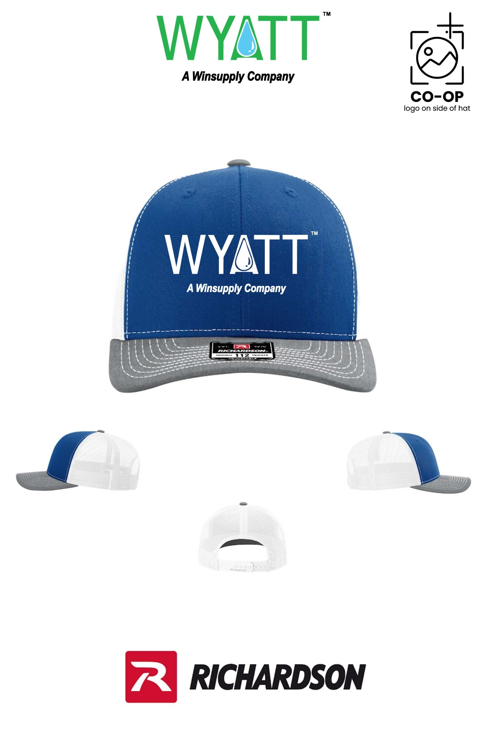 Richardson 112 Trucker Cap - Wyatt Irrigation of Santa Rosa
