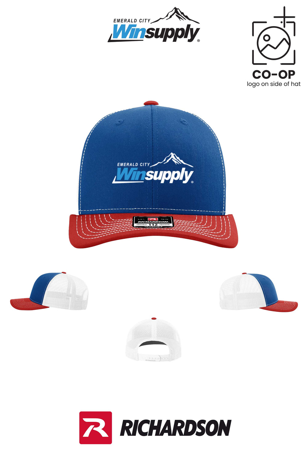 Richardson 112 Trucker Cap - Winsupply Emerald City