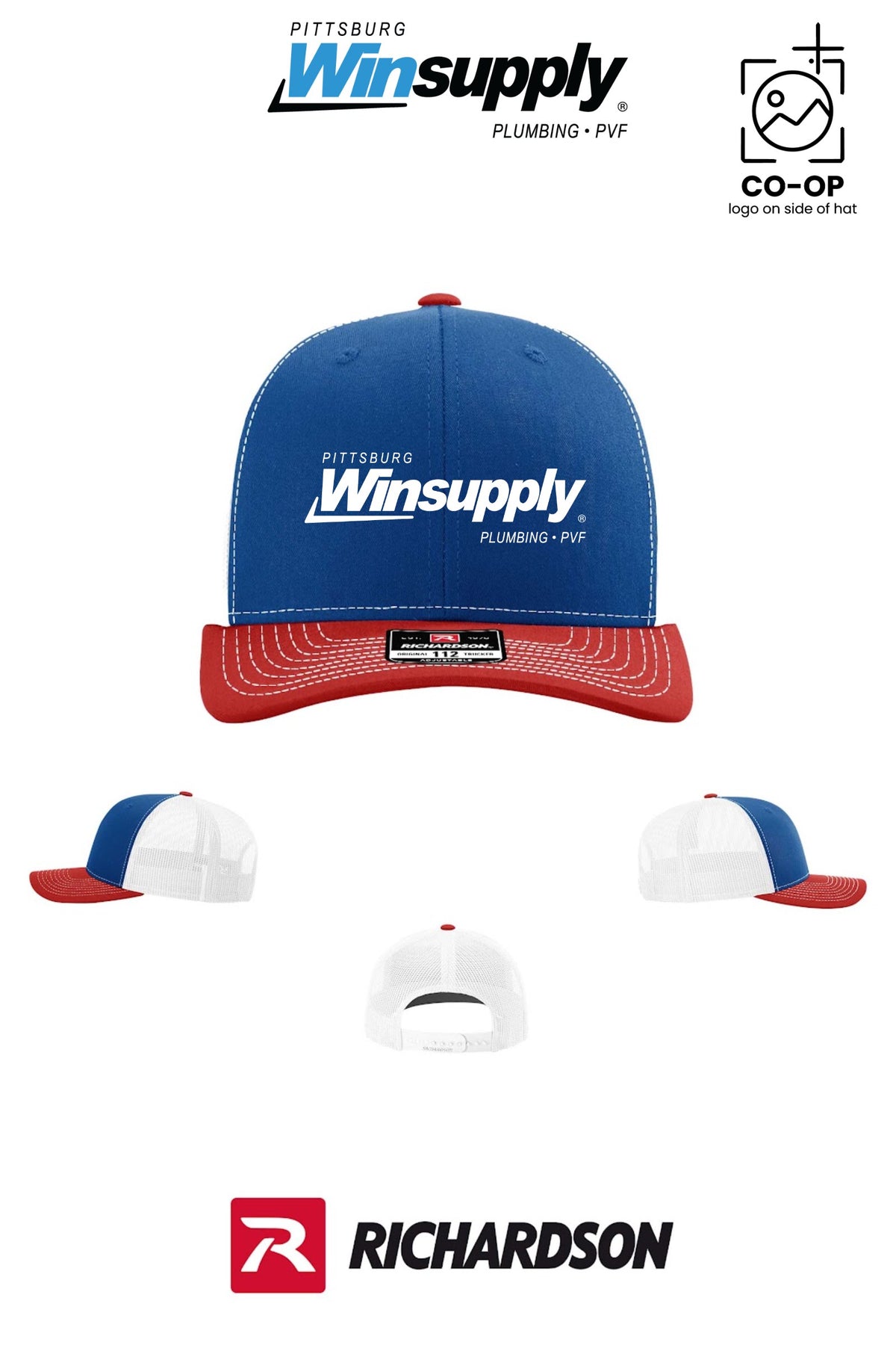 Richardson 112 Trucker Cap - Pittsburg Winsupply