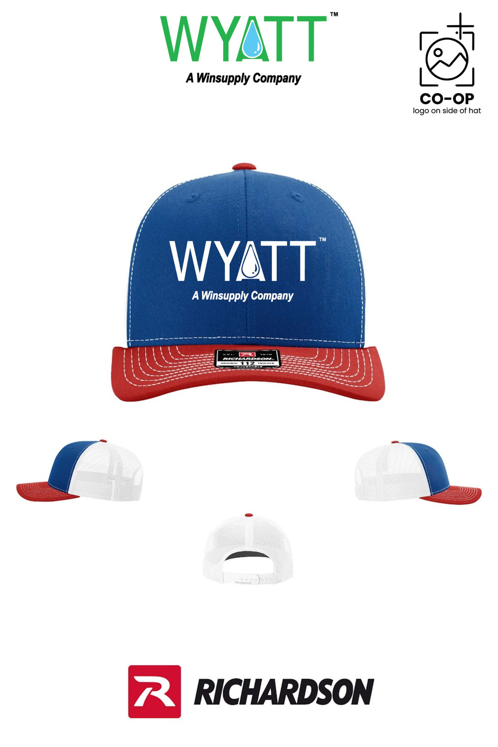 Richardson 112 Trucker Cap - Wyatt Irrigation of Santa Rosa